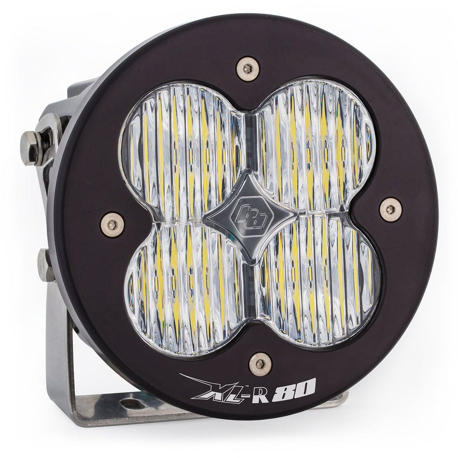 Baja Designs XL-R LED Light Pod 80 for Jeeps, Off Road 4x4, Trucks, UTV (Clear - Wide Cornering)