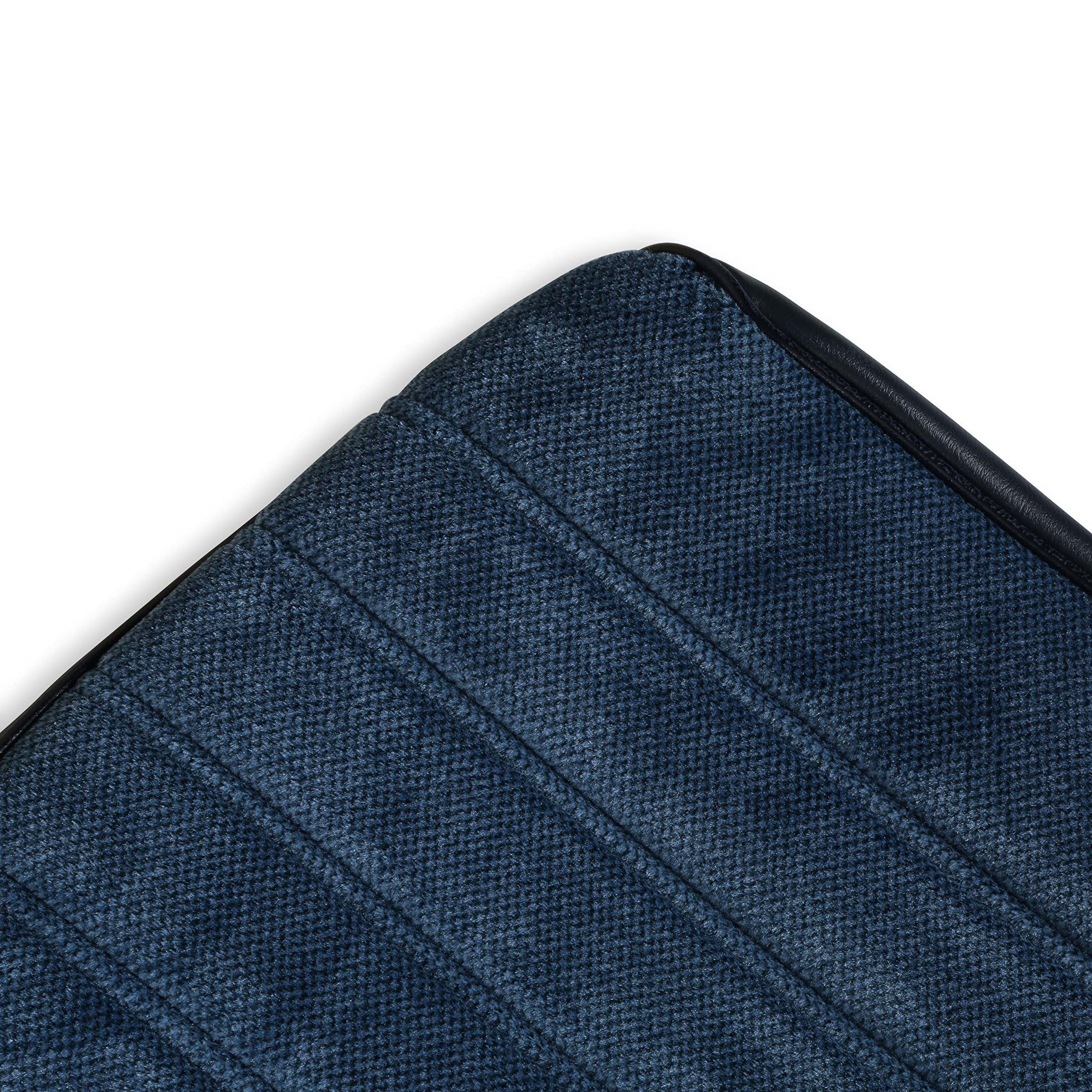 05-297 Brothers Trucks Seat Upholstery Full Pleat Cloth/Vinyl - Navy