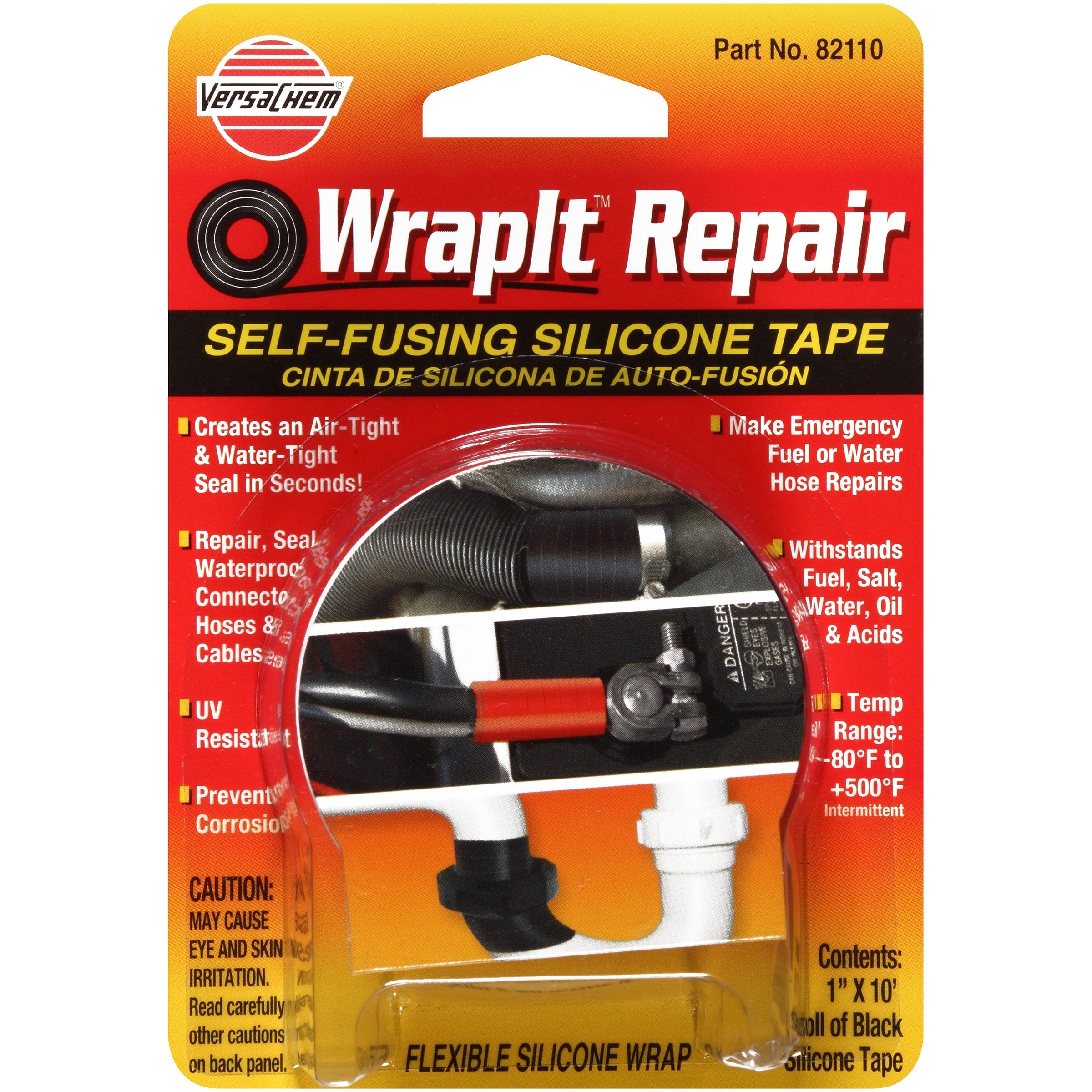 WrapIt Versachem 82110 1" x 10' Repair Silicone Tape