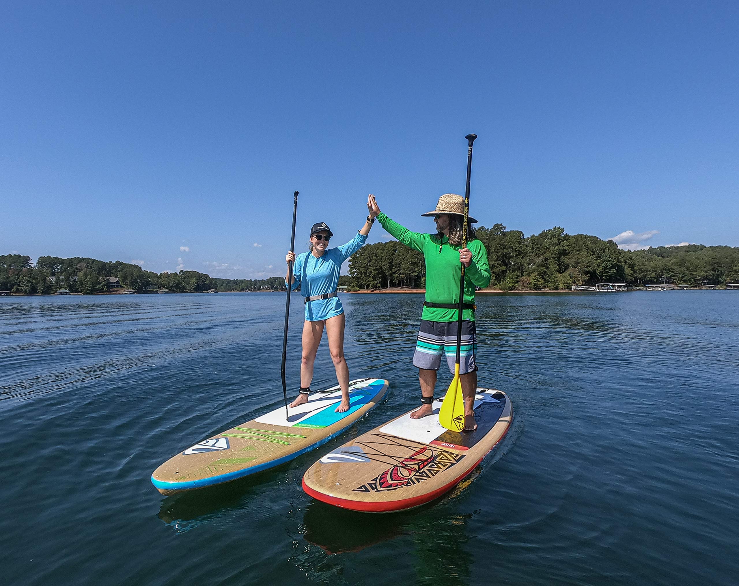 Triton Boardworks | Recreational Stand Up Paddleboard | Bombshell Epoxy Hardboard | 11' 6", Bamboo/Black (4440519518)