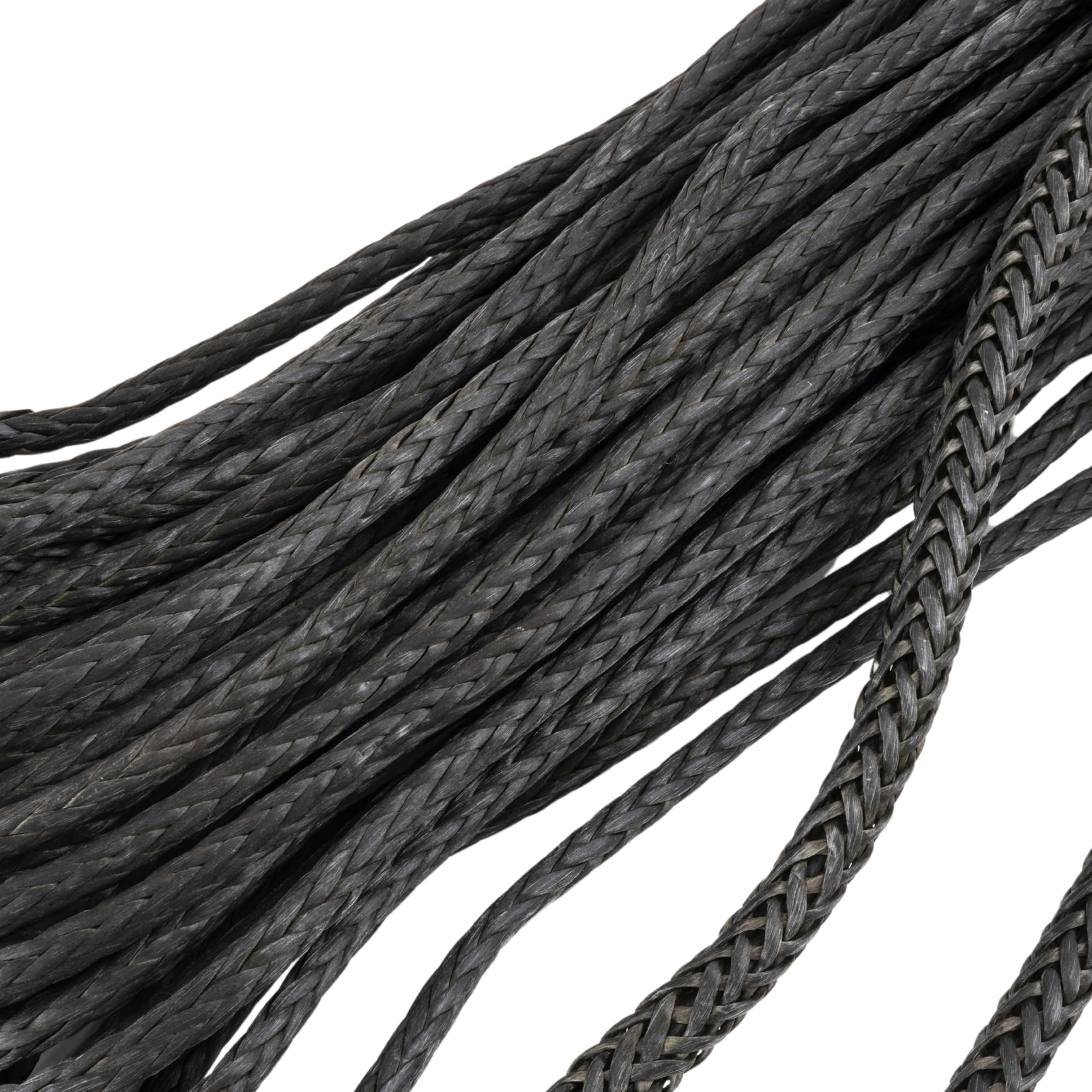 WXV007 TrailFX XV95 Series Winch Cable, 9500 LB Synthetic Rope, 8.4mm x 94 Foot, with Hawse Fairlead, Replacement for Series XV Winches