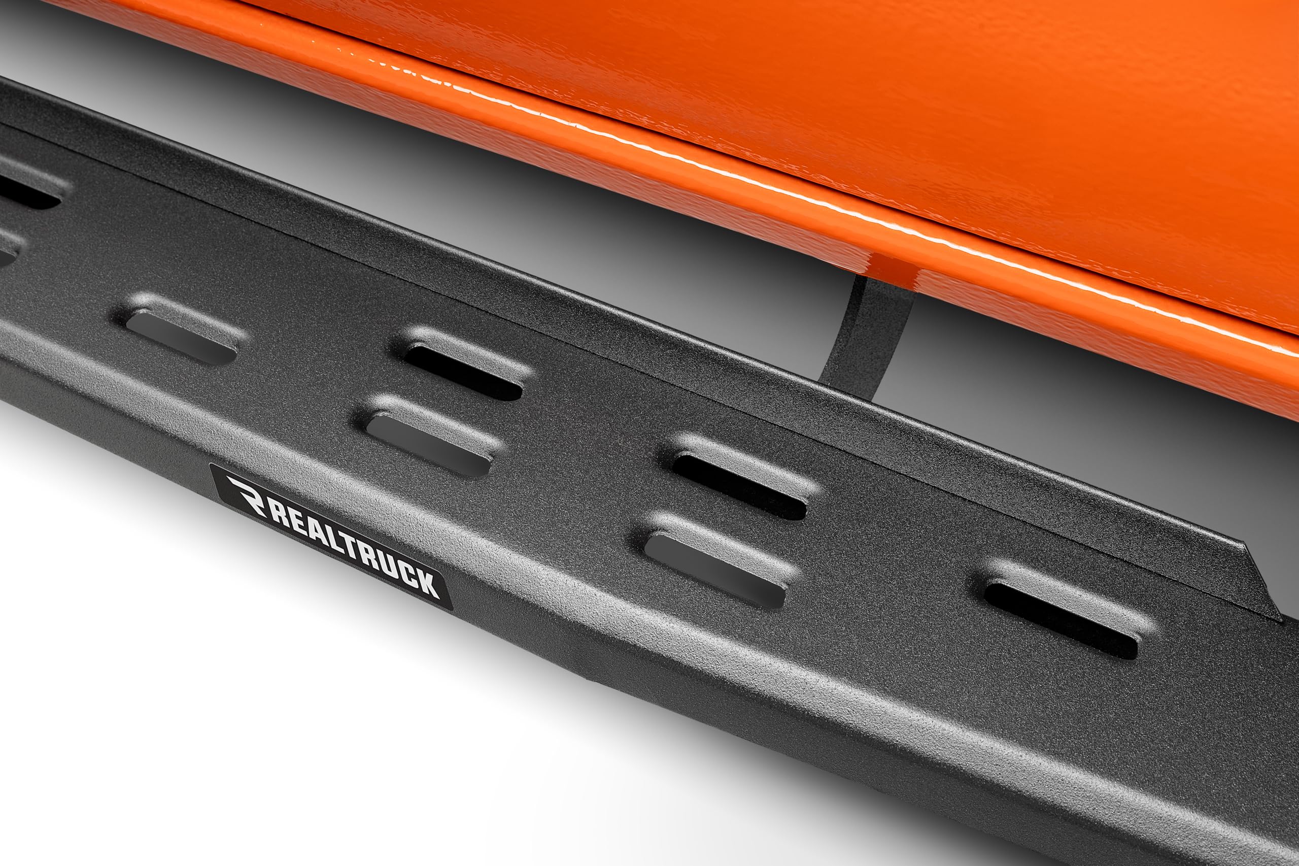 Go Rhino RB30 Running Boards Slim & Brackets | Cab Length, Galvanized Steel, Textured Black | 69643280SPC | Fits 2024 Toyota Tacoma Double Cab