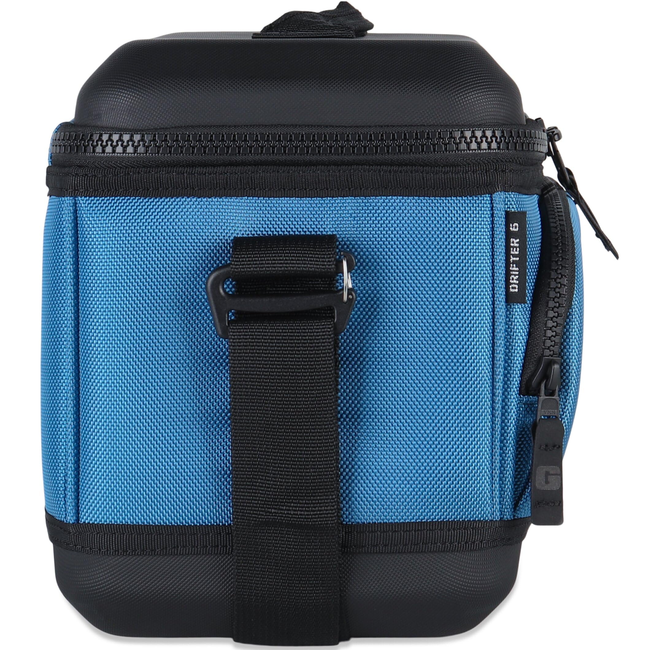 Drifter Grizzly 6-Pack | Flip-top Soft Cooler Bag | Ice Chest for Beach Boat Camping Car Fishing Golf Hiking Hunting Lunch Picnic | Lightweight Portable Insulated Waterproof | Slate Blue