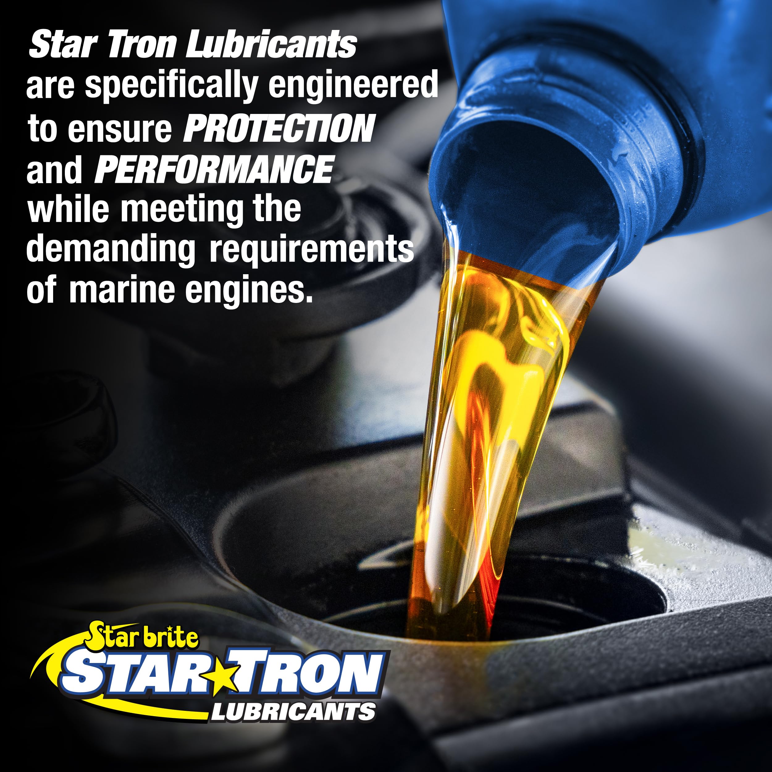 STAR BRITE PRO Power Trim & Tilt Fluid - Super Premium All Purpose Hydraulic Fluid for Trim Tabs, Power Tilt & Steering Systems - Anti-Wear, Anti-Foam - Outboard & Stern Drive Systems (028532)