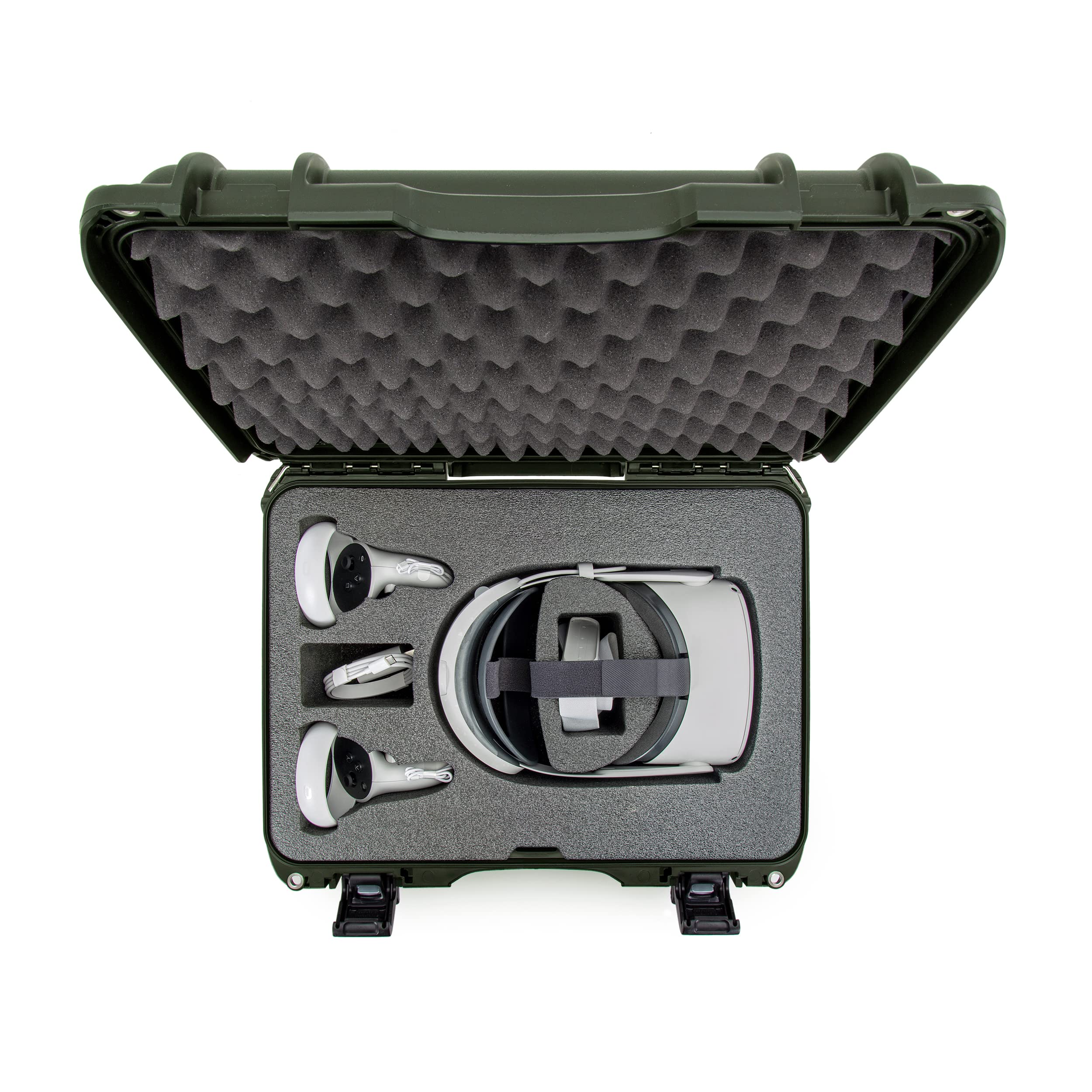 Waterproof Nanuk 925 Hard Case with Foam Insert for Oculus Quest 2 - Olive