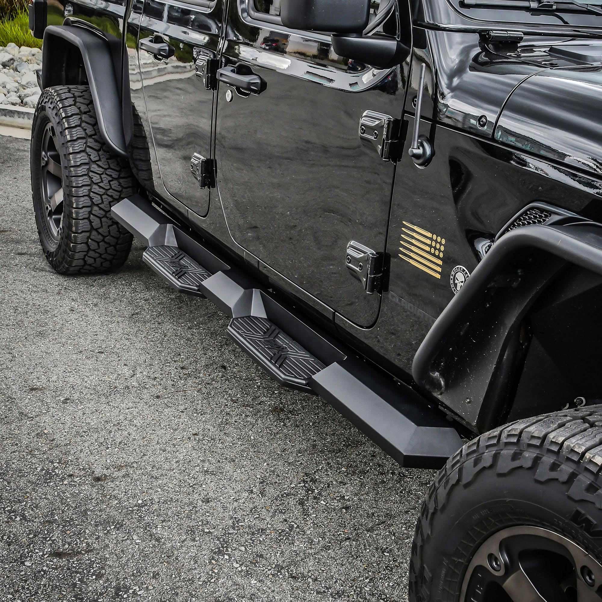 Westin HDX 56-24165 Xtreme Nerf Bars fits 2020-2025 Gladiator Textured Black Pair