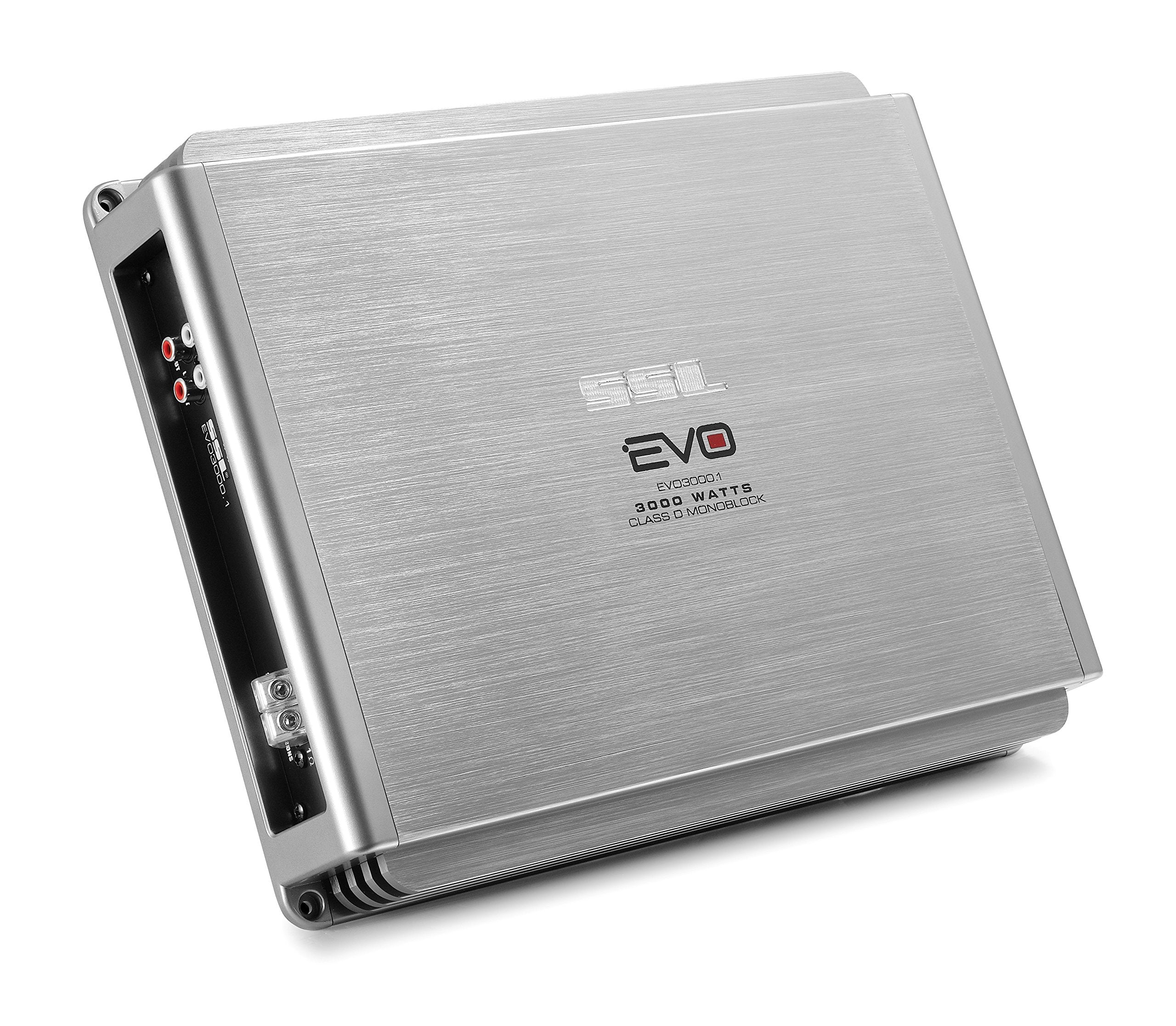 EVO3000.1 Sound Storm Laboratories Class D Monoblock Car Audio Amplifier - 3000 High Output, Low Level Inputs, Hook Up to Subwoofer for Bass