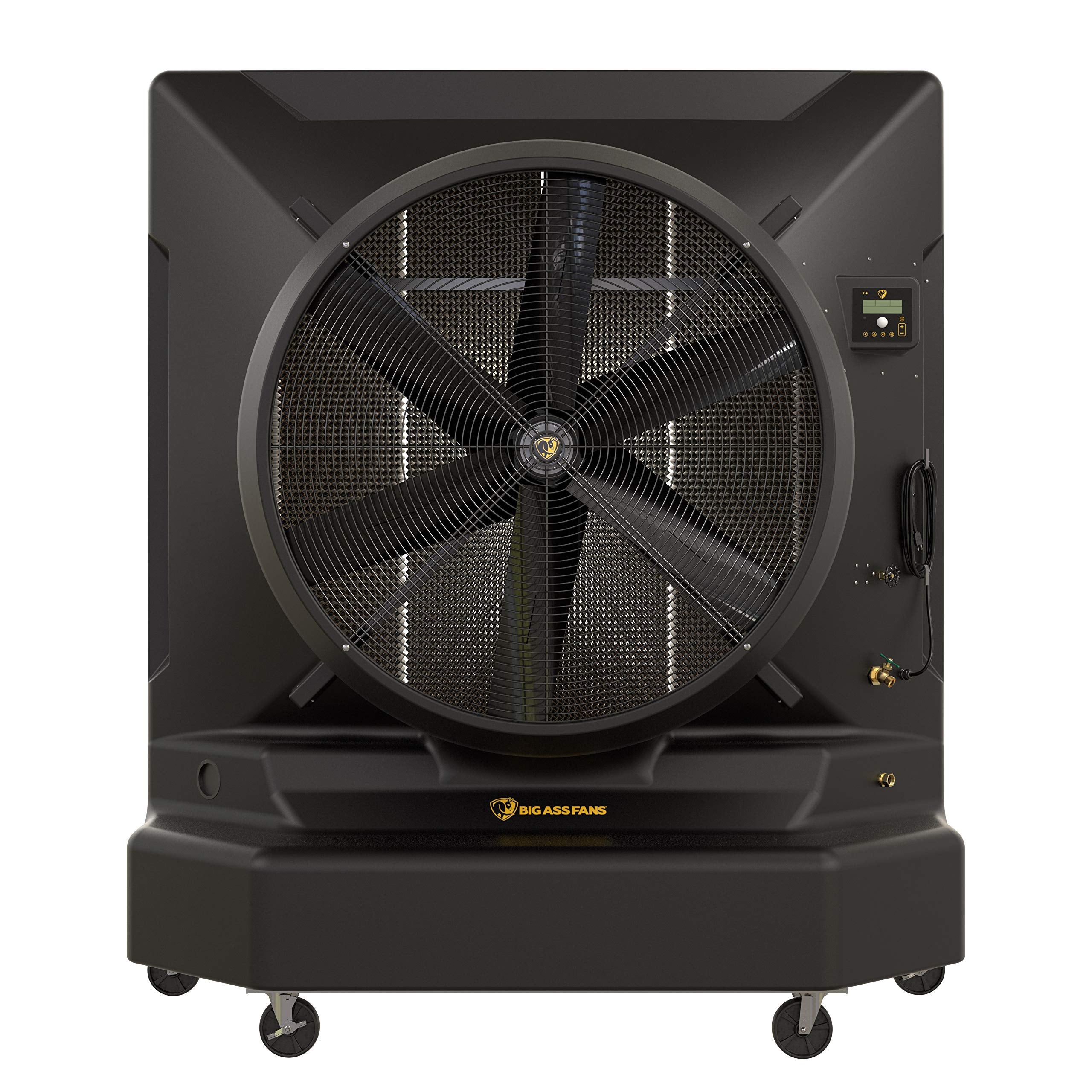 Cool-Space 500 Big Ass Fans Portable Evaporative Swamp Cooler, 50-inch Diameter Fan, Indoor or Outdoor Use, Continuous or Fillable (64 Gallon Capacity), Variable Speed