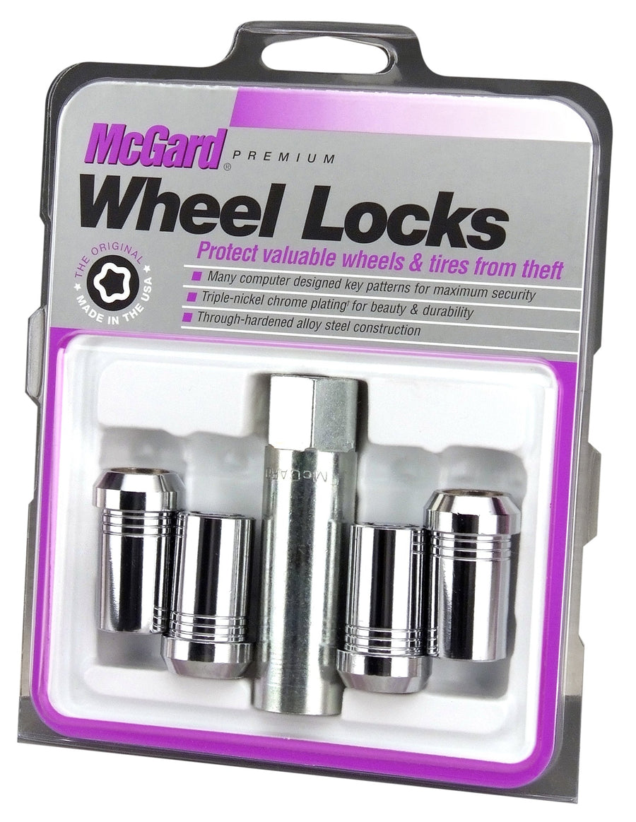 Tuner Style Cone Seat Wheel Lock Set McGard 25240 Chrome (1/2"-20 Thread Size)