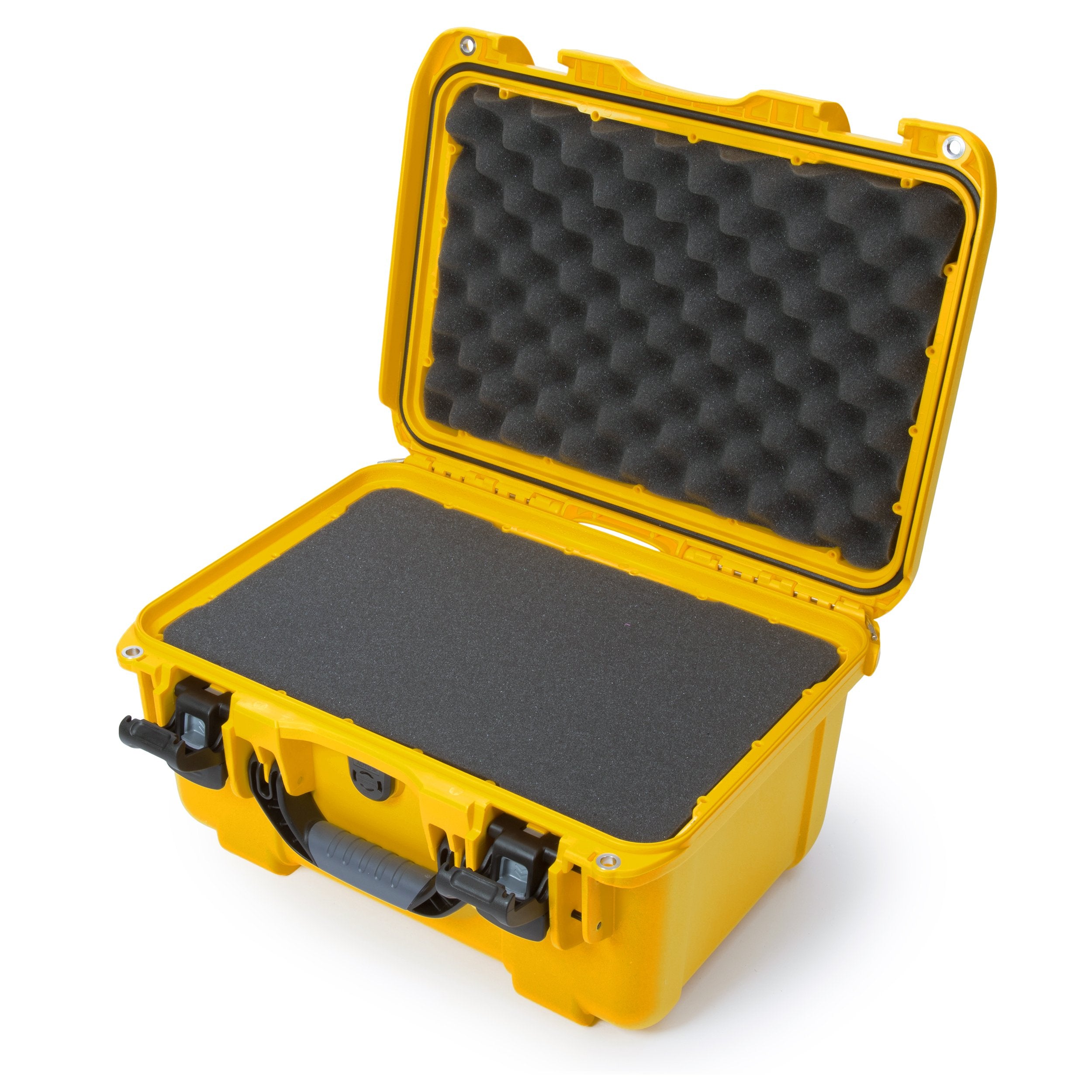 Medium Nanuk 918 Waterproof Hard Case with Foam Insert 16.9" x 12.9" x 9.3" Yellow
