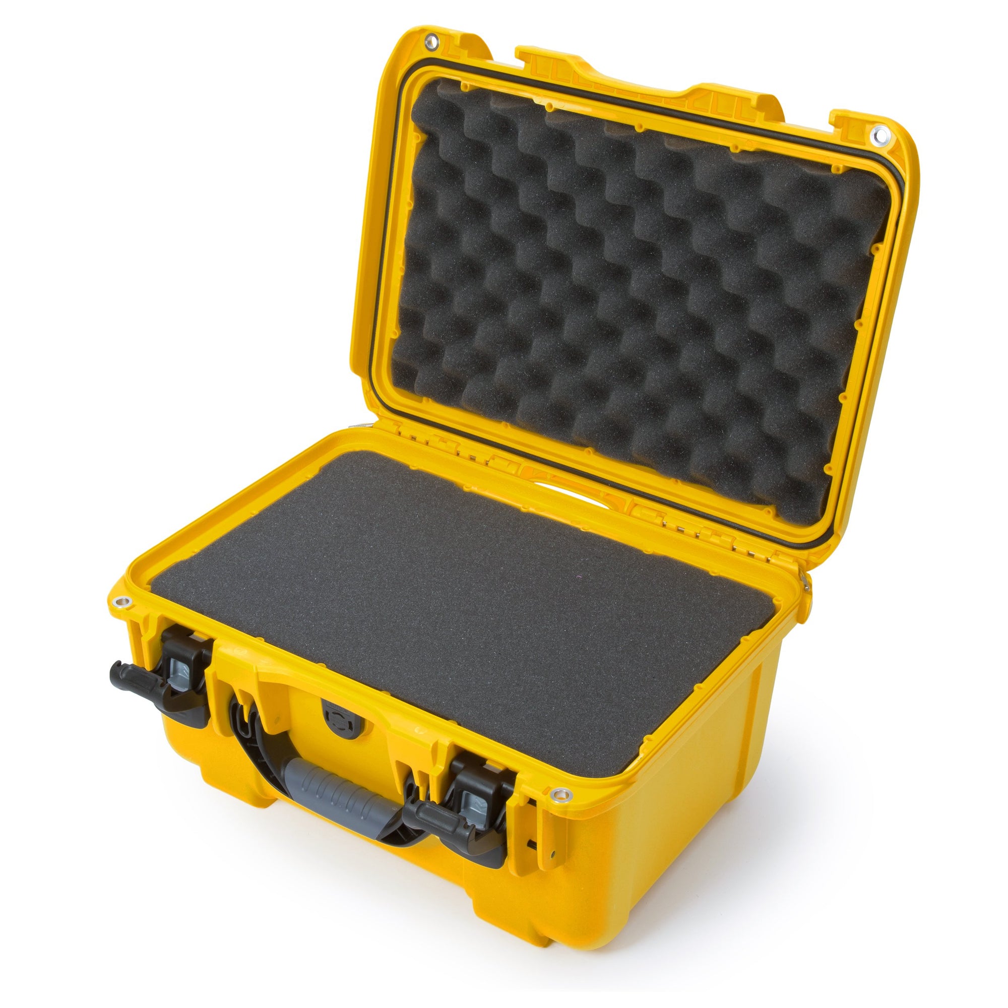 Medium Nanuk 918 Waterproof Hard Case with Foam Insert 16.9" x 12.9" x 9.3" Yellow
