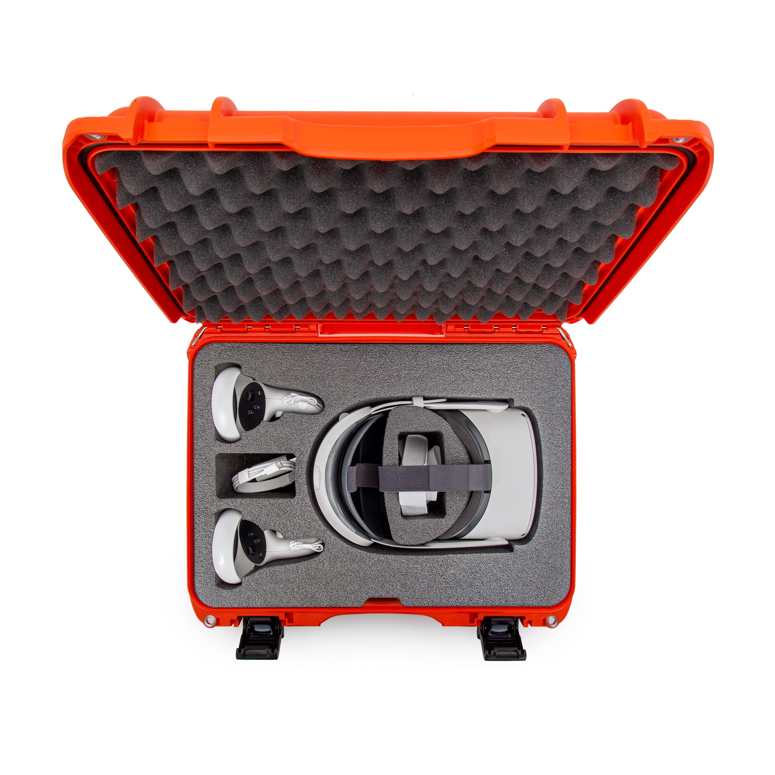 Oculus Quest 2 Nanuk 925 Waterproof Hard Case with Foam Insert - Orange