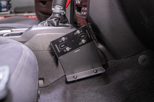 Race Radio Mount Rugged Ridge for Jeep Wrangler JL | Steel, Black | 13551.06 | Fits 2018-2025 Jeep Wrangler JL