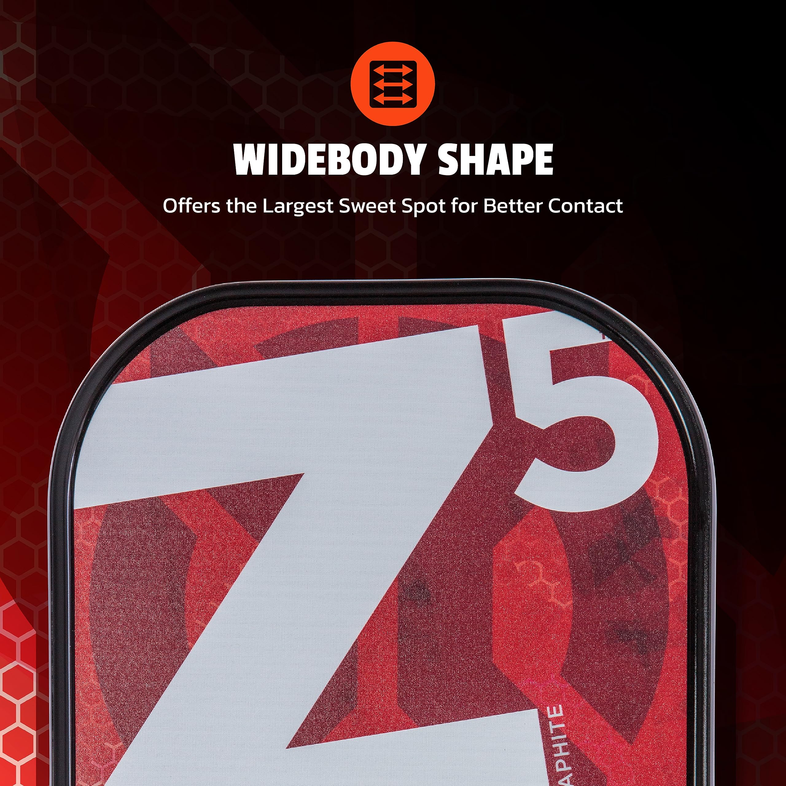 Graphite ONIX MOD Z5 Carbon Fiber Pickleball Paddles with Cushion Comfort Pickleball Paddle Grip - USA Pickleball Approved