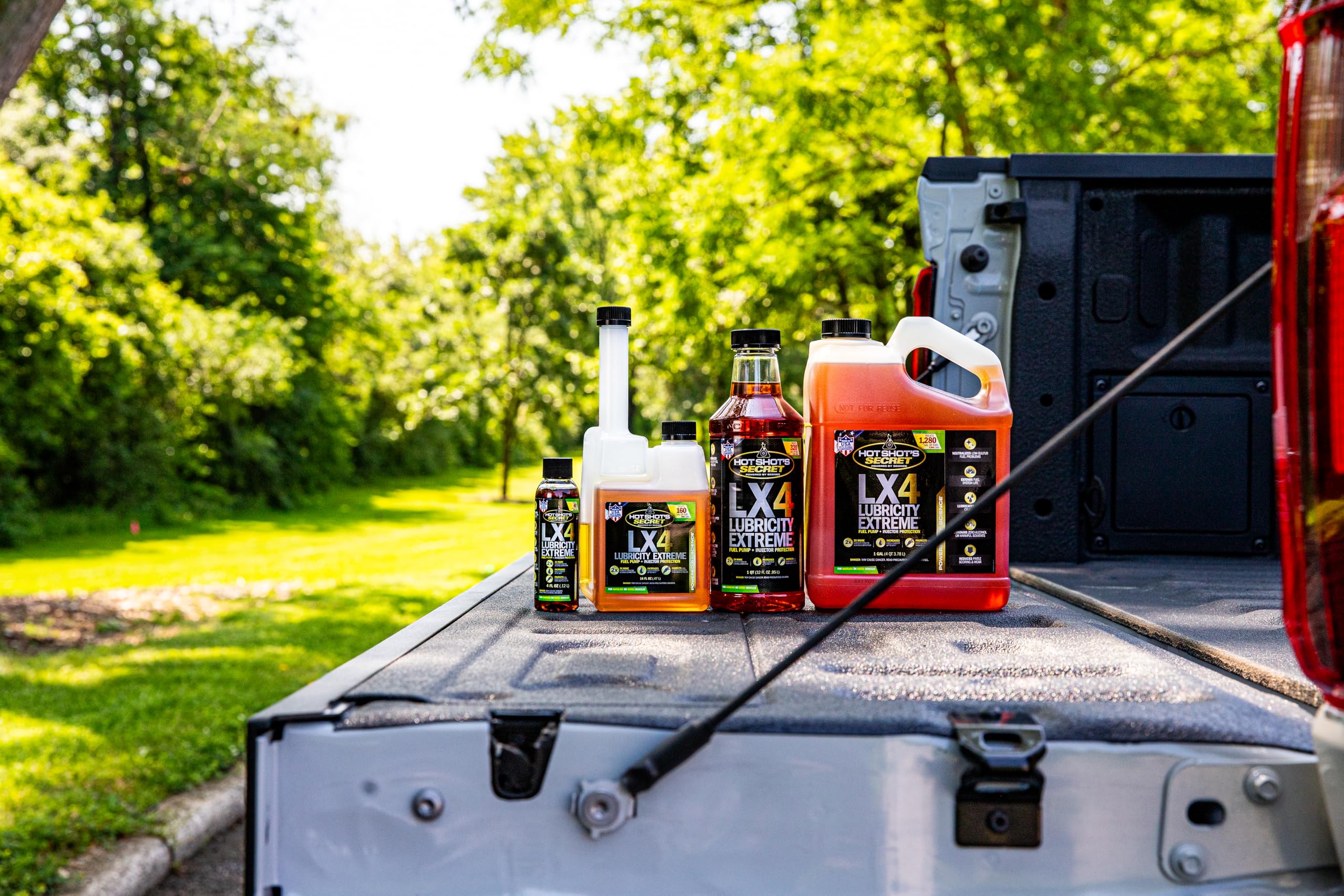 LX4 Lubricity Extreme – Hot Shot's Secret Fuel System Protection – Lubricates and Protects Fuel Pump and Injectors – Prevents Wear and Damage – For Gasoline or Diesel Engines – 4 Oz