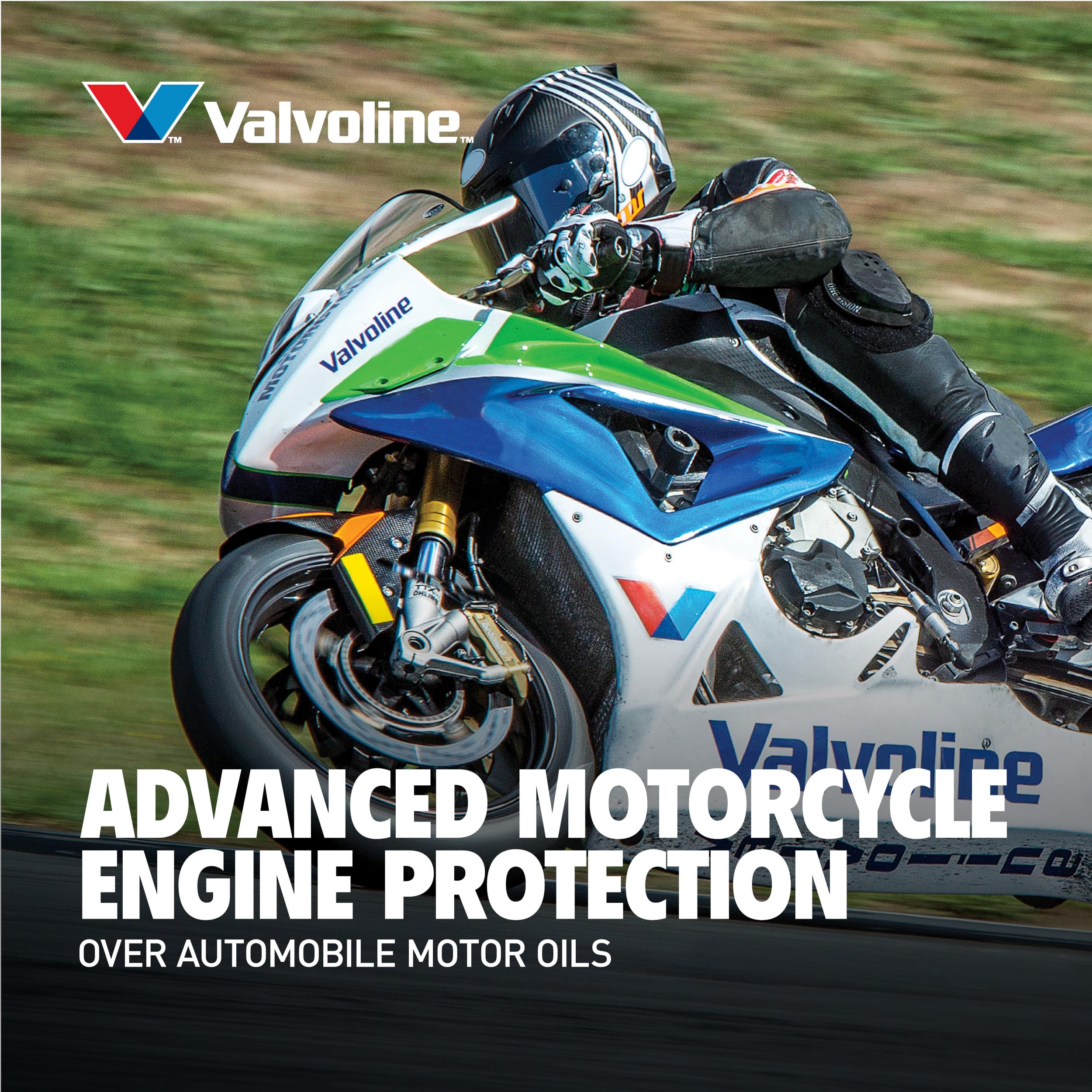 20W-50 Valvoline 4-Stroke Motorcycle Motor Oil 1 Quart