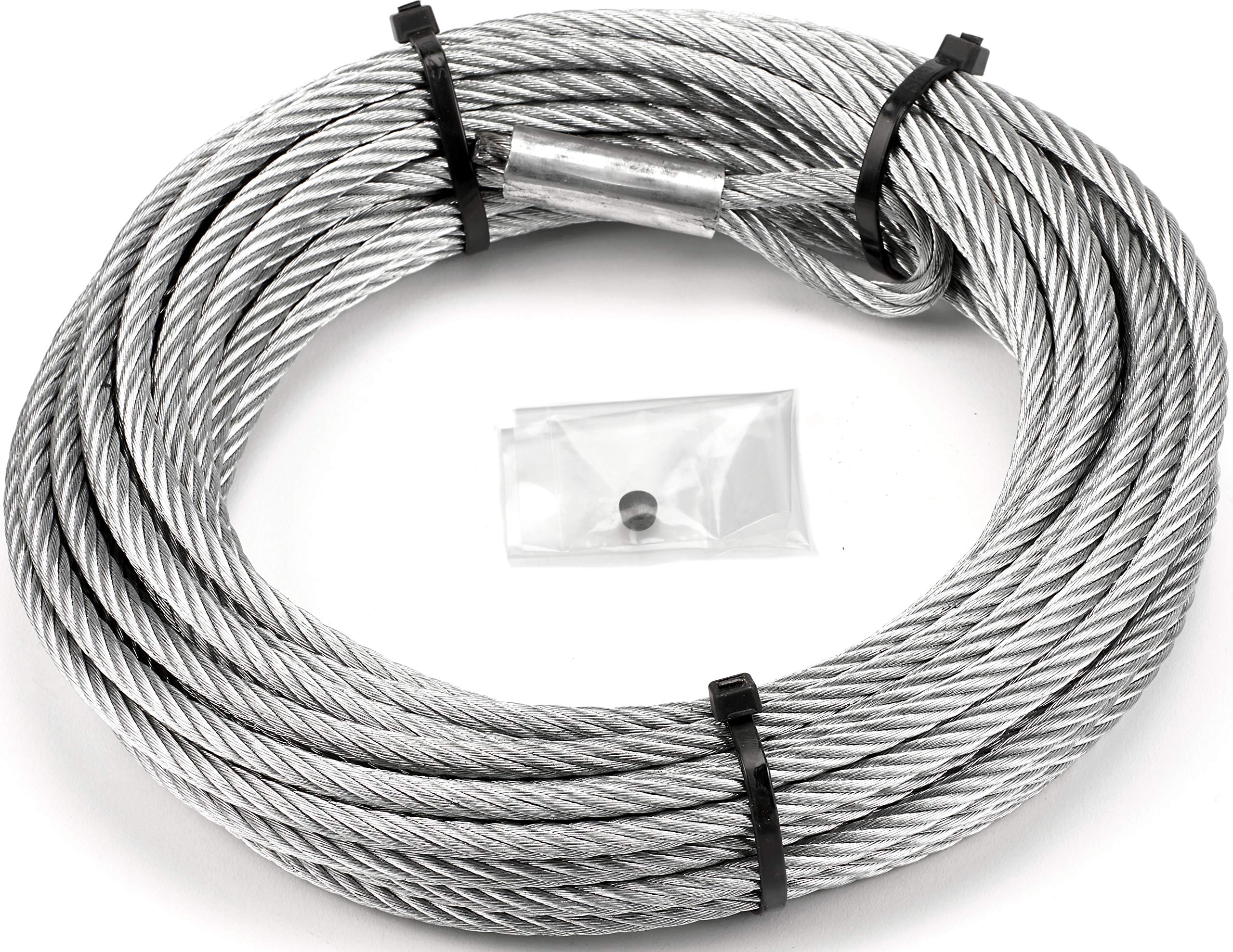 100973 WARN Service Part - Wire Winch Rope Replacement Kit, Fits: AXON and VRX Winches - 1/4" x 50'