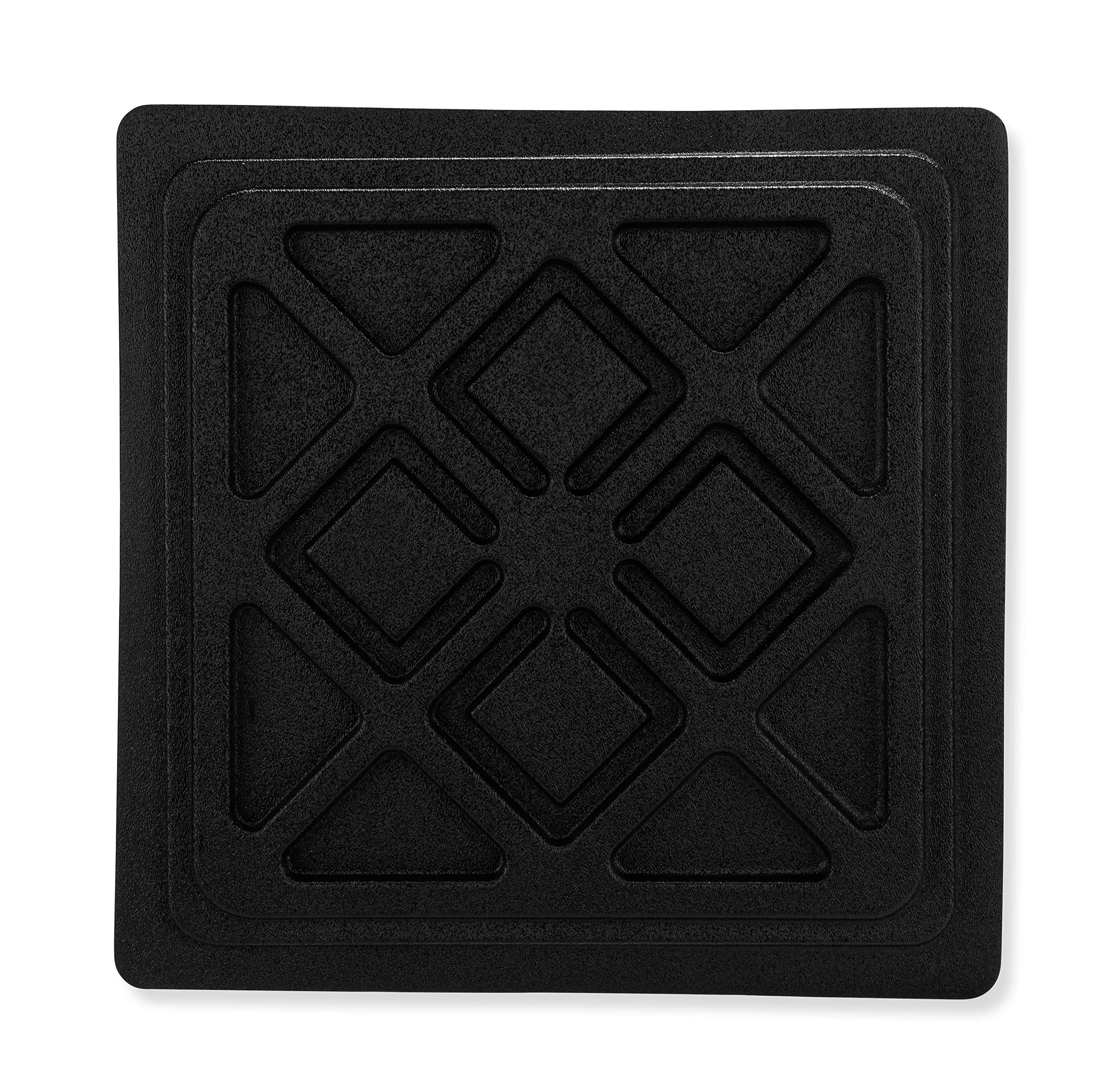 Camco 45652 Dual Vent Cover, RV Insulated Black | Adjustable Airflow Inside Your RV | Compatible with Standard 14-inch x 14-inch Ceiling Vents with Screws