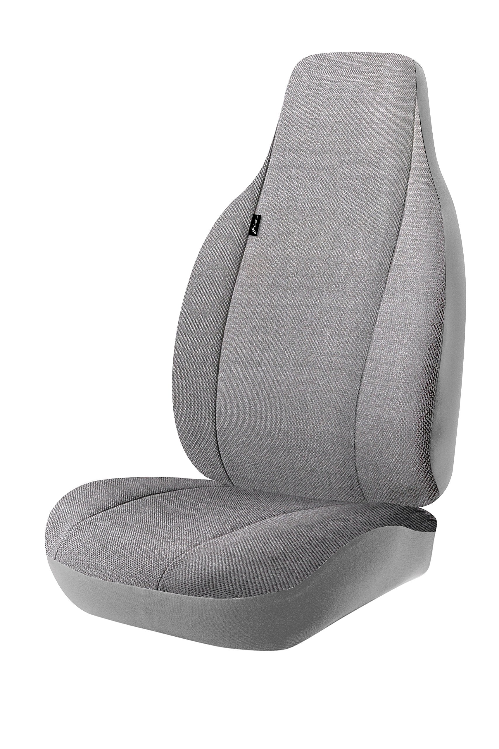 Fia TRS49-17 GRAY Solid Wrangler TRS40 Solid Gray Seat Cover (Front Split Seat 40/20/40/Saddle Blanket)