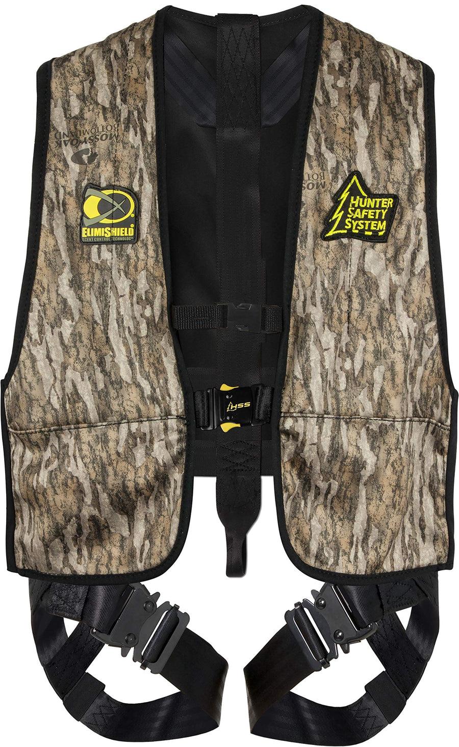 Hunter Safety System HSS Youth Tree-Stand Safety Harness Lil' Treestalker, Provides The Utmost Safety For Kids, Mossy Oak Bottomland