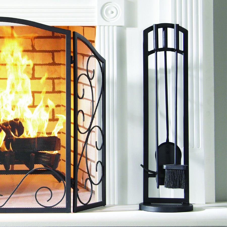 Arched Pleasant Hearth 4 Piece Fireplace Toolset