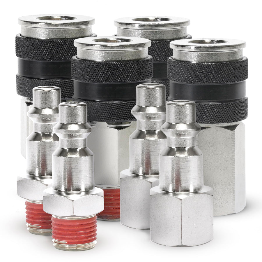 1/4" NPT Couplers M (2) & F (2), Quick Connect Studs 1/4" M (2) & F (2), NO LOGO