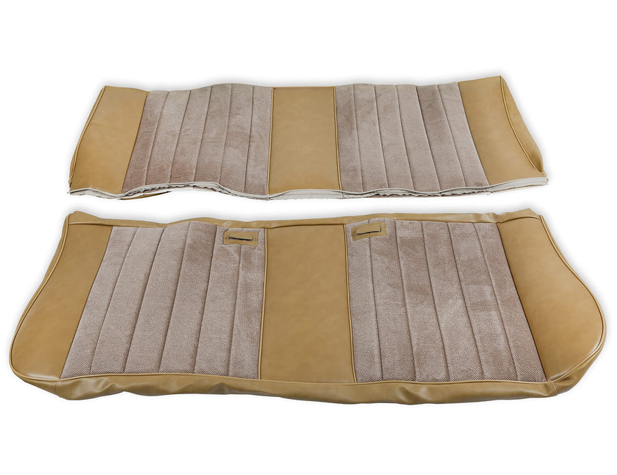 05-313 Brothers Trucks Seat Upholstery Standard Pleat Cloth/Vinyl Tan