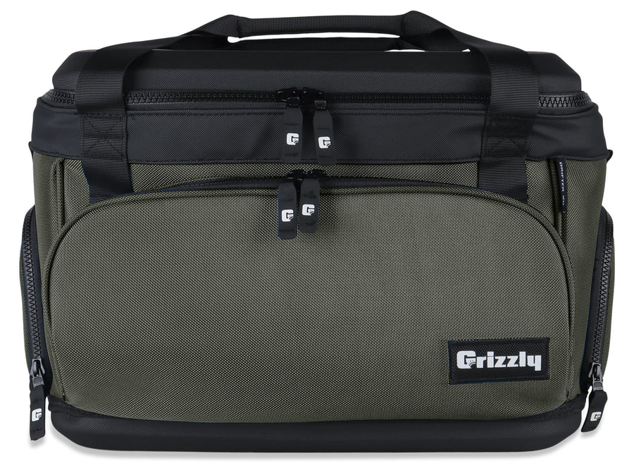 Drifter Grizzly 20 Soft Sided Cooler | 20 qt Flip-Top Cooler Bag | Ice Chest for Beach Boat Camping Fishing Hiking Hunting Picnic | Lightweight Portable Insulated Waterproof | Lunar Green