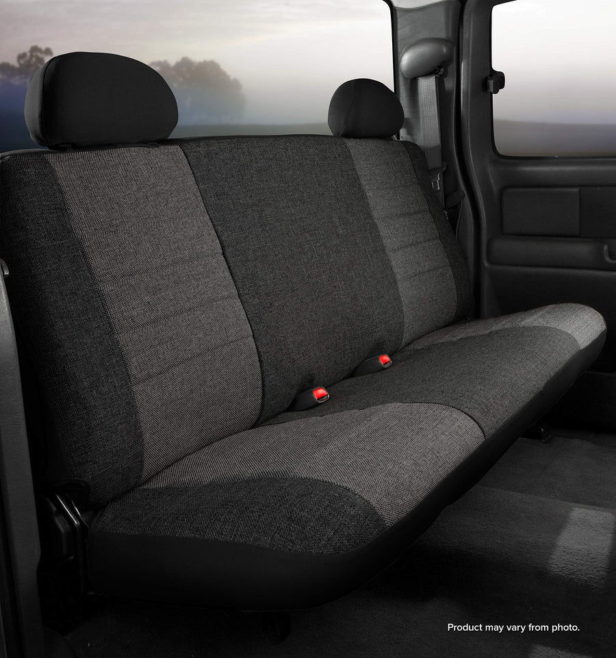 Custom Fit FIA OE32-7 CHARC Rear Seat Cover Bench Seat - Tweed (Charcoal)