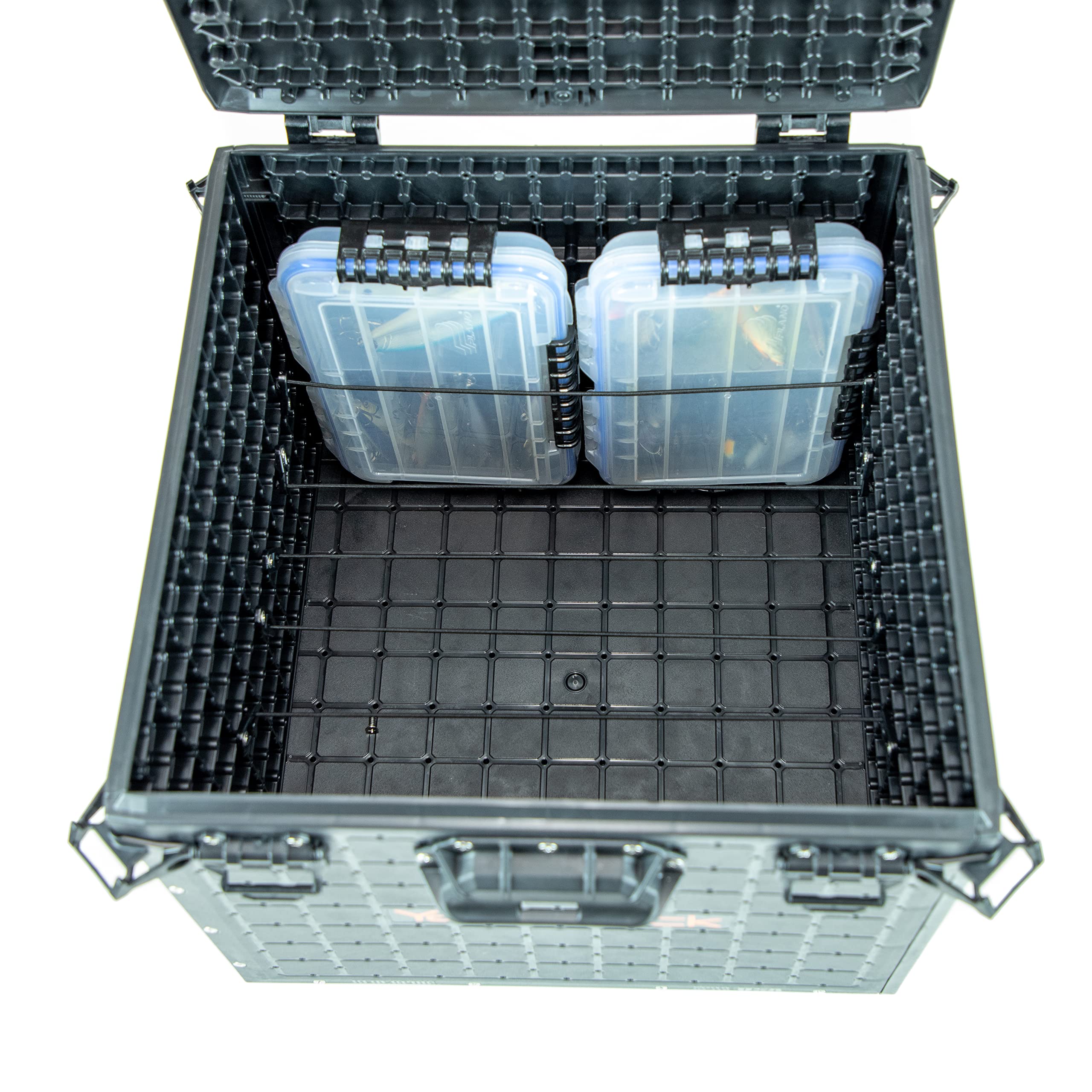 KnotLoc YakAttack Bungee Divider Kit | 6-Pack for BlackPak Pro Kayak Crate | Adjustable Tackle Box Storage System with Stainless Hardware | Fits All BlackPak Pro Sizes | Made in USA