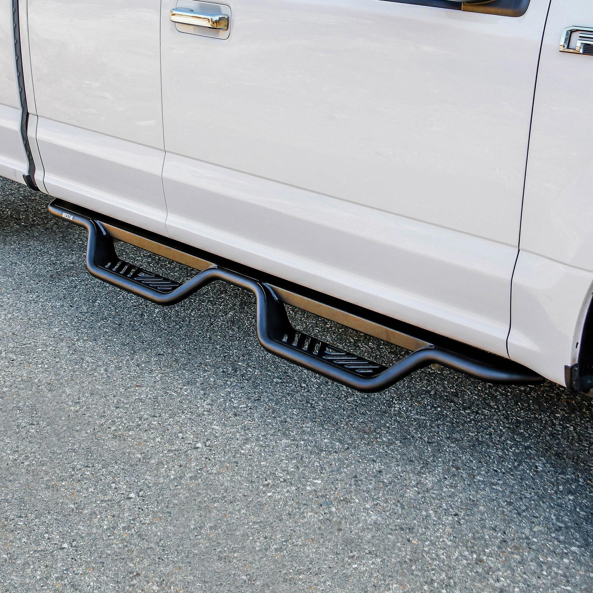 Westin Outlaw 20-13935 Drop Nerf Step Bars fits 2015-2023 Ford F-150 SuperCab; 2017-2024 F-250/350 SuperCab