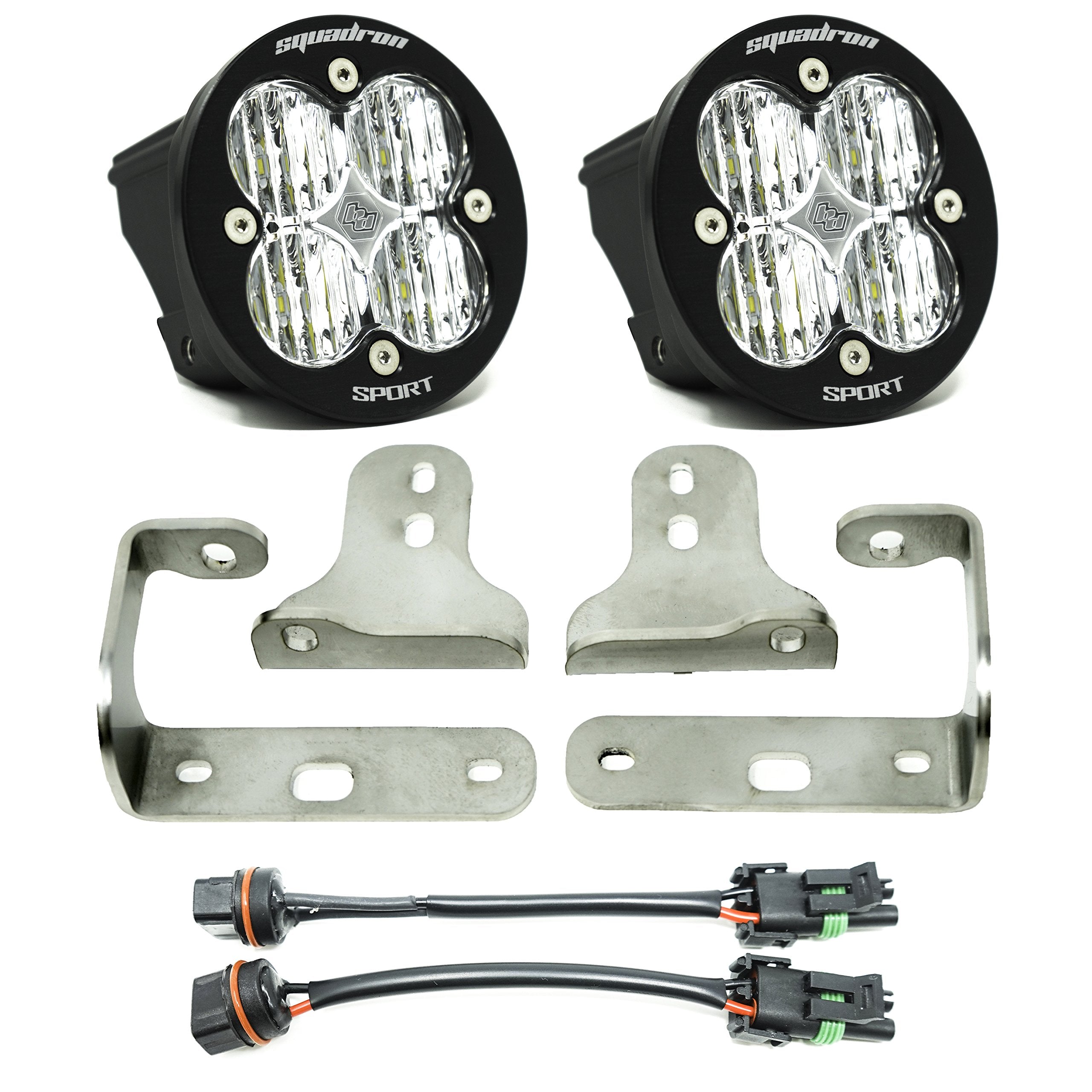 Fog Pocket Kit Baja Designs 447066 Black Anodize, 1 Pack