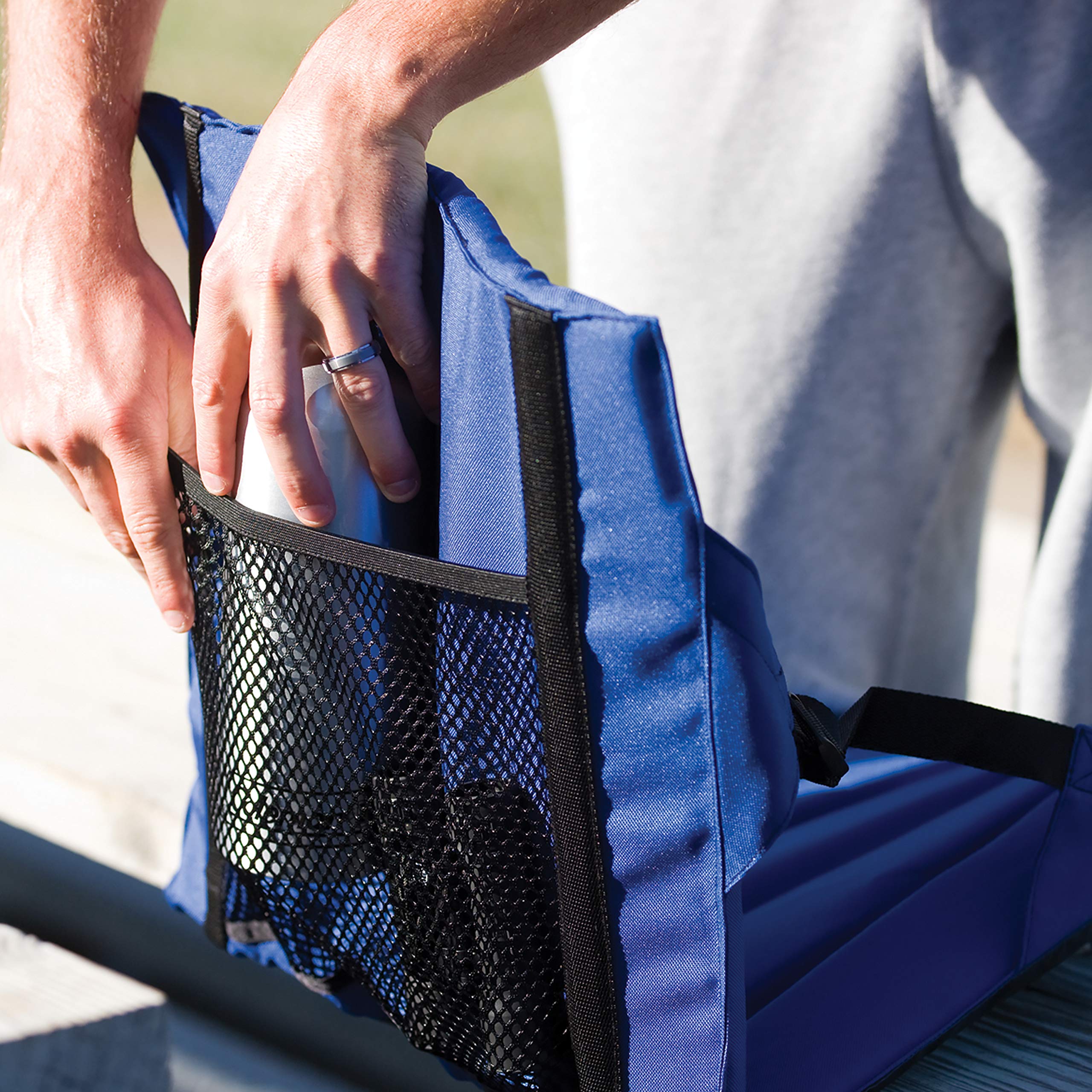 Portable Coleman Stadium Seat | Cushion Bleacher with Backrest | Lightweight Padded Seat Cushion