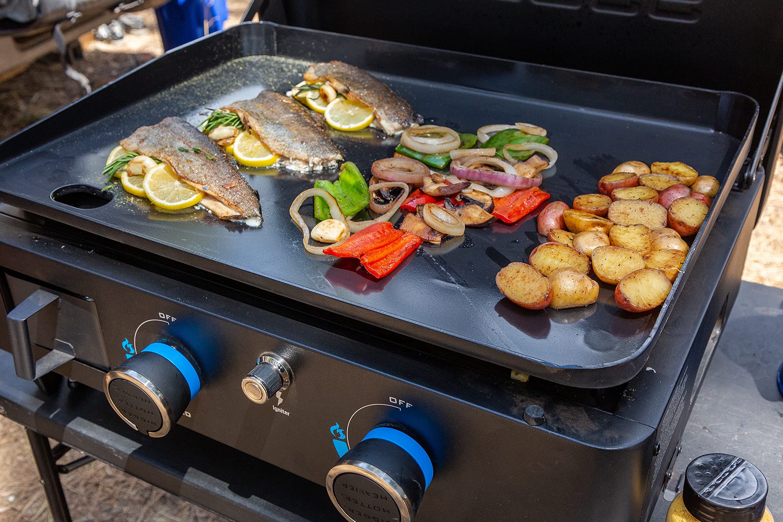 Ultimate PIT BOSS PB2BGD2 Gas Griddle, 2 Burner, Black