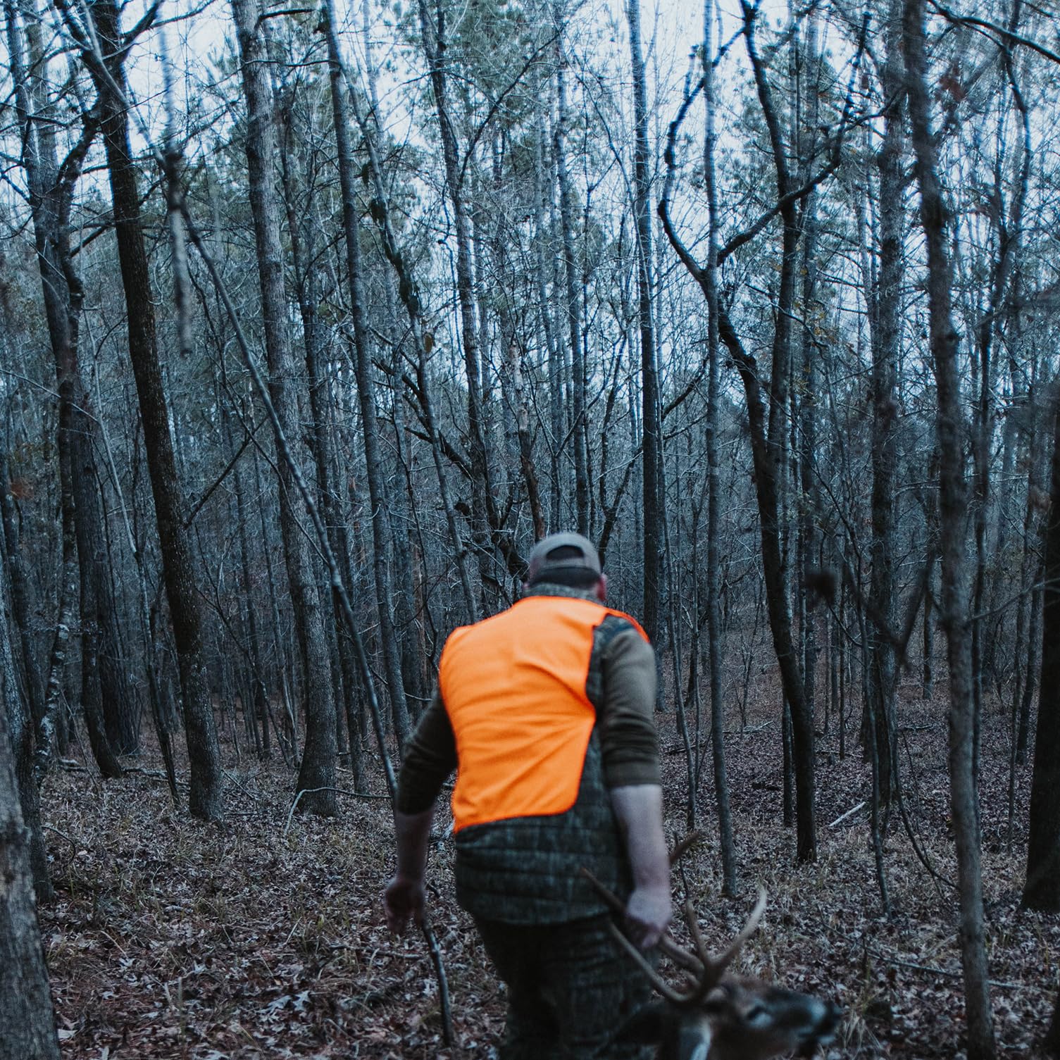 HME Durable Highly Visible Blaze Orange Reliable Versatile All-Season Unisex 100% Polyester Hunting Safety Vest with Hook-and-Loop Closure & Open Sides, Youth