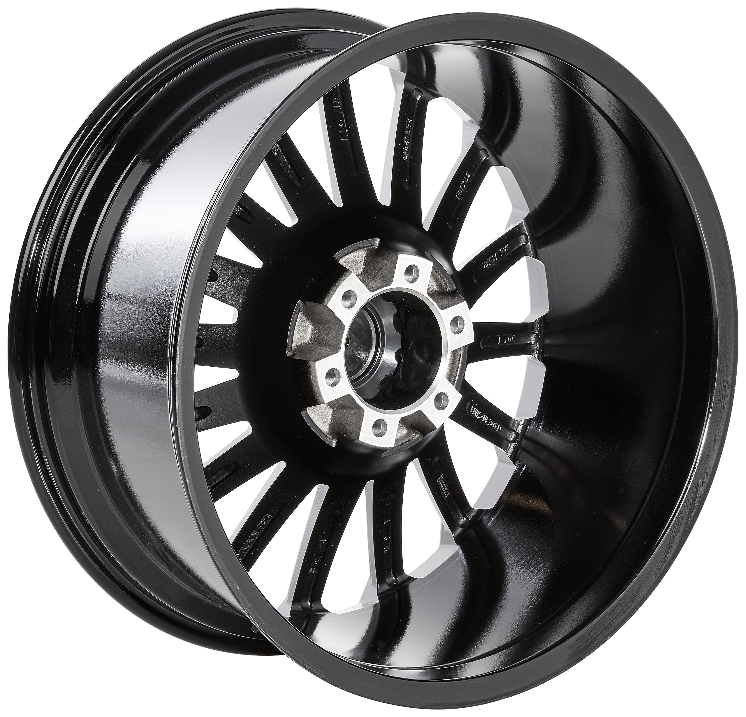 22x10 Rough Country One-Piece Aluminum Wheel - 6x5.5 Bolt Pattern, 25mm Offset, Gloss Black