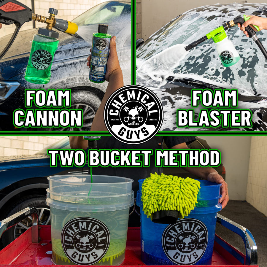 Chemical Guys Honeydew Snow Foam Car Wash Soap for Foam Cannon or Bucket, Super Suds for Trucks, Motorcycles, RVs & More - 128 oz (1 Gallon)