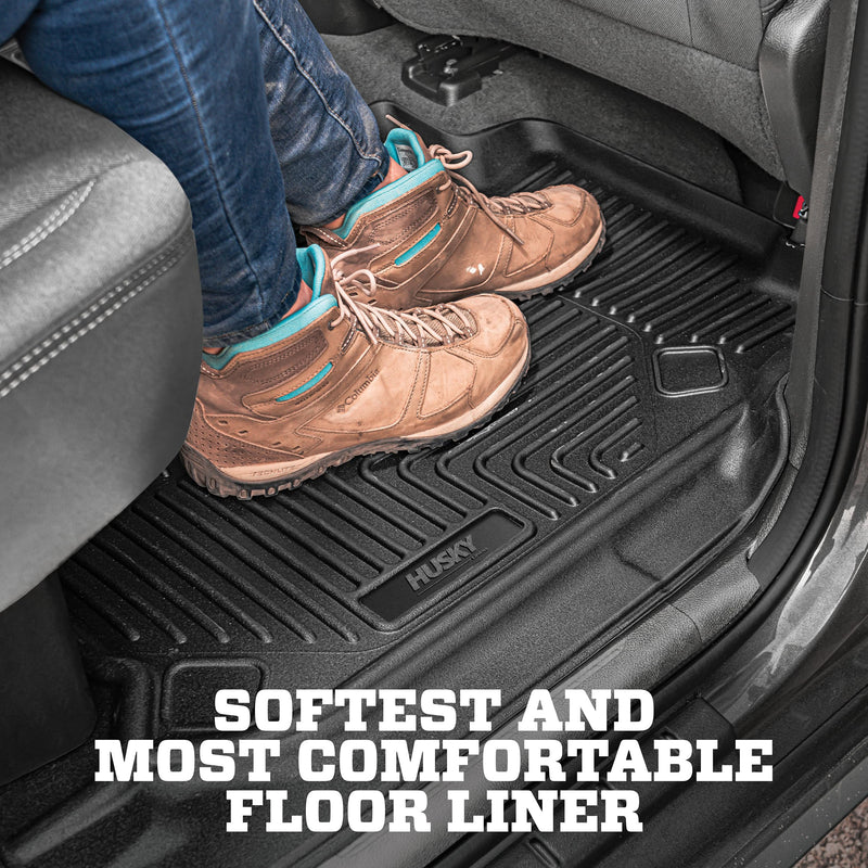 Husky Liners Floor Mats X-act Contour | Fits 2022-2026 Kia Carnival | 3rd Row, 1-pc Black - 77441