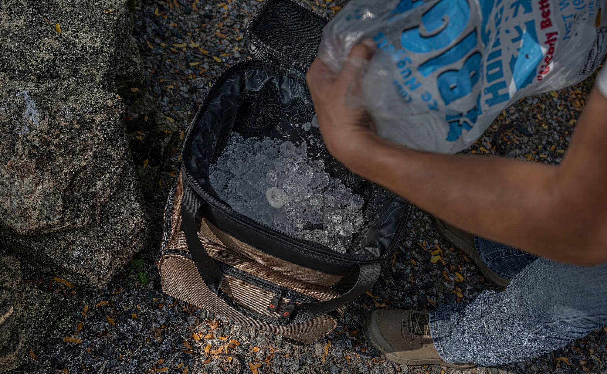 30qt Grizzly FlipTop Cooler with EVA Lid - Tan