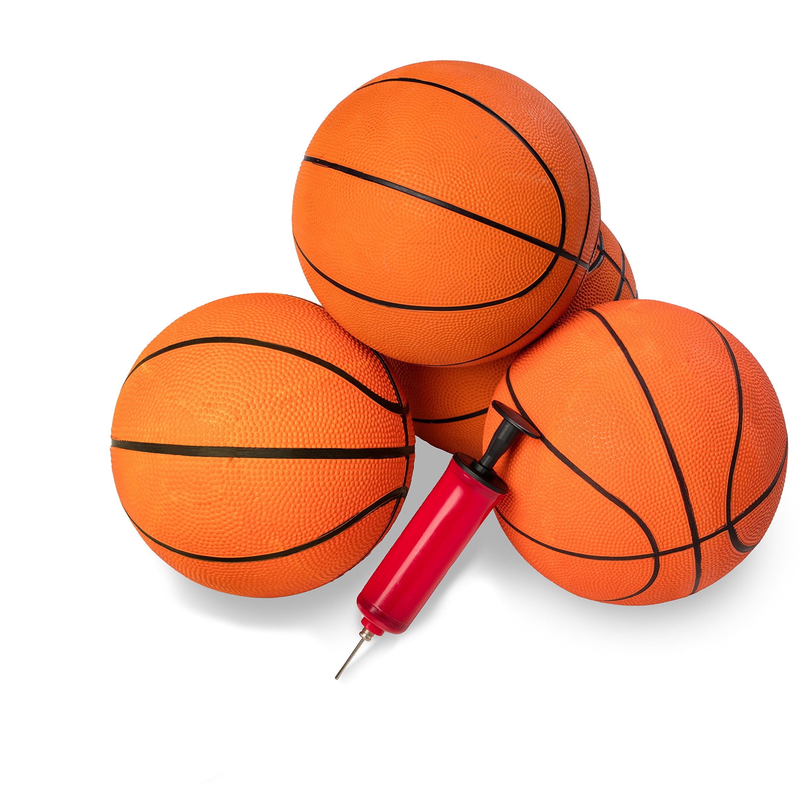 Play Maker TRIUMPH SPORTS USA Double Shootout Basketball Game Includes 4 Game-Ready Basketballs and Air Pump and Needle