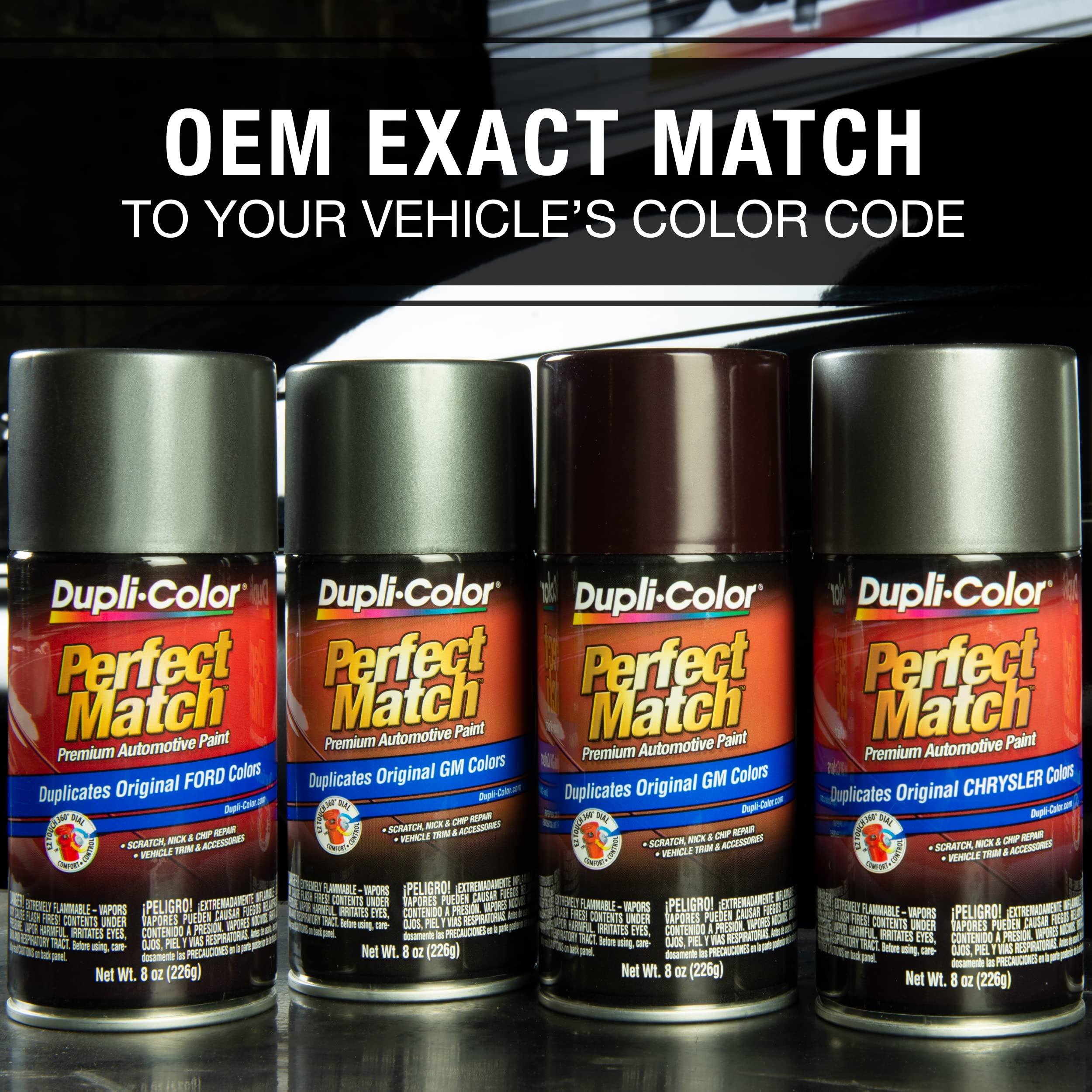 Dupli-Color Perfect Match Automotive Spray Paint – Light Driftwood Metallic, General Motors 33 WA5322 – 8 oz. Aerosol Can