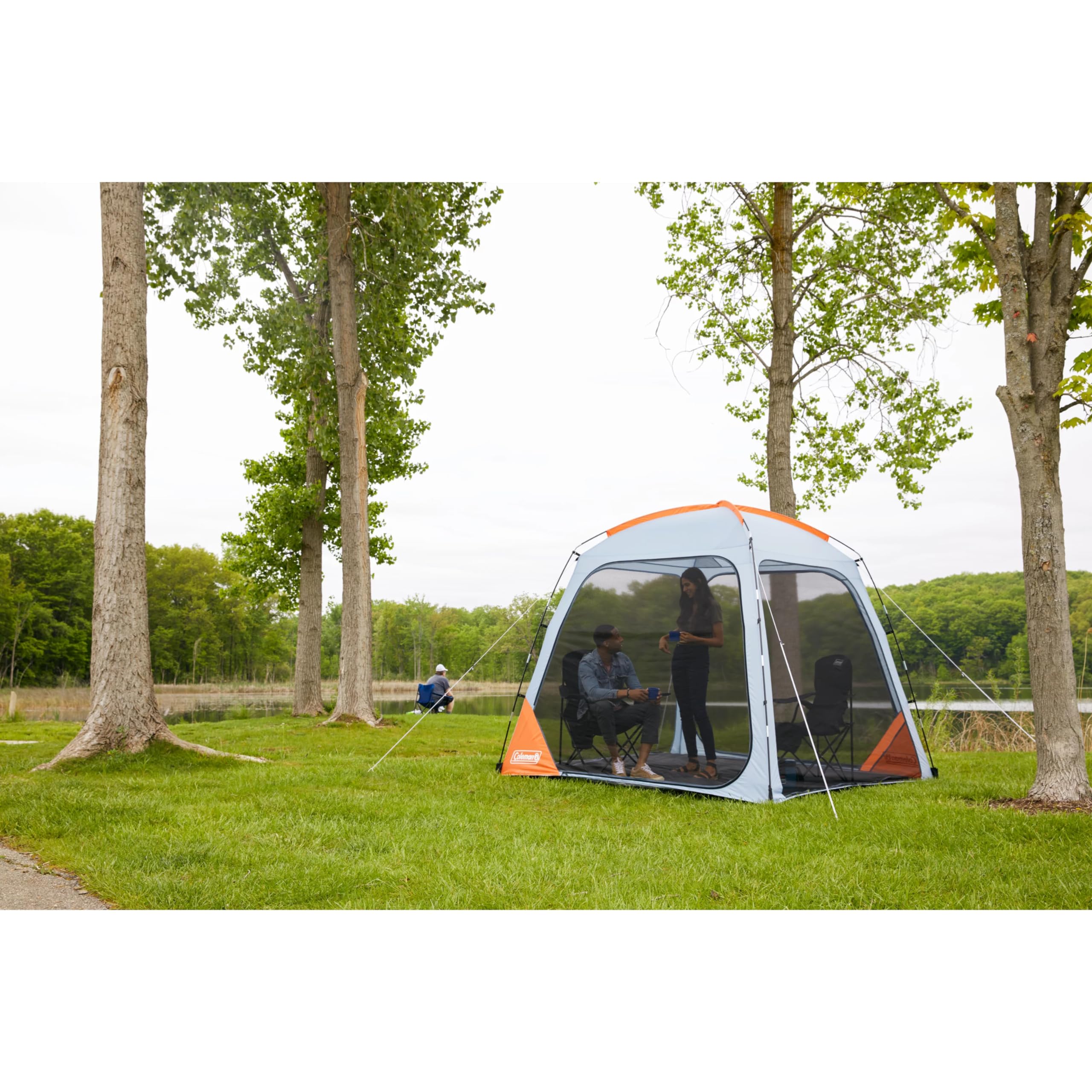 Coleman Screen Dome Skyshade Canopy Tent, 8 x 8 Shade Canopy, UPF 50+ Outdoor Canopy Tent for Camping, Tailgating, and Beach Shade, Fog