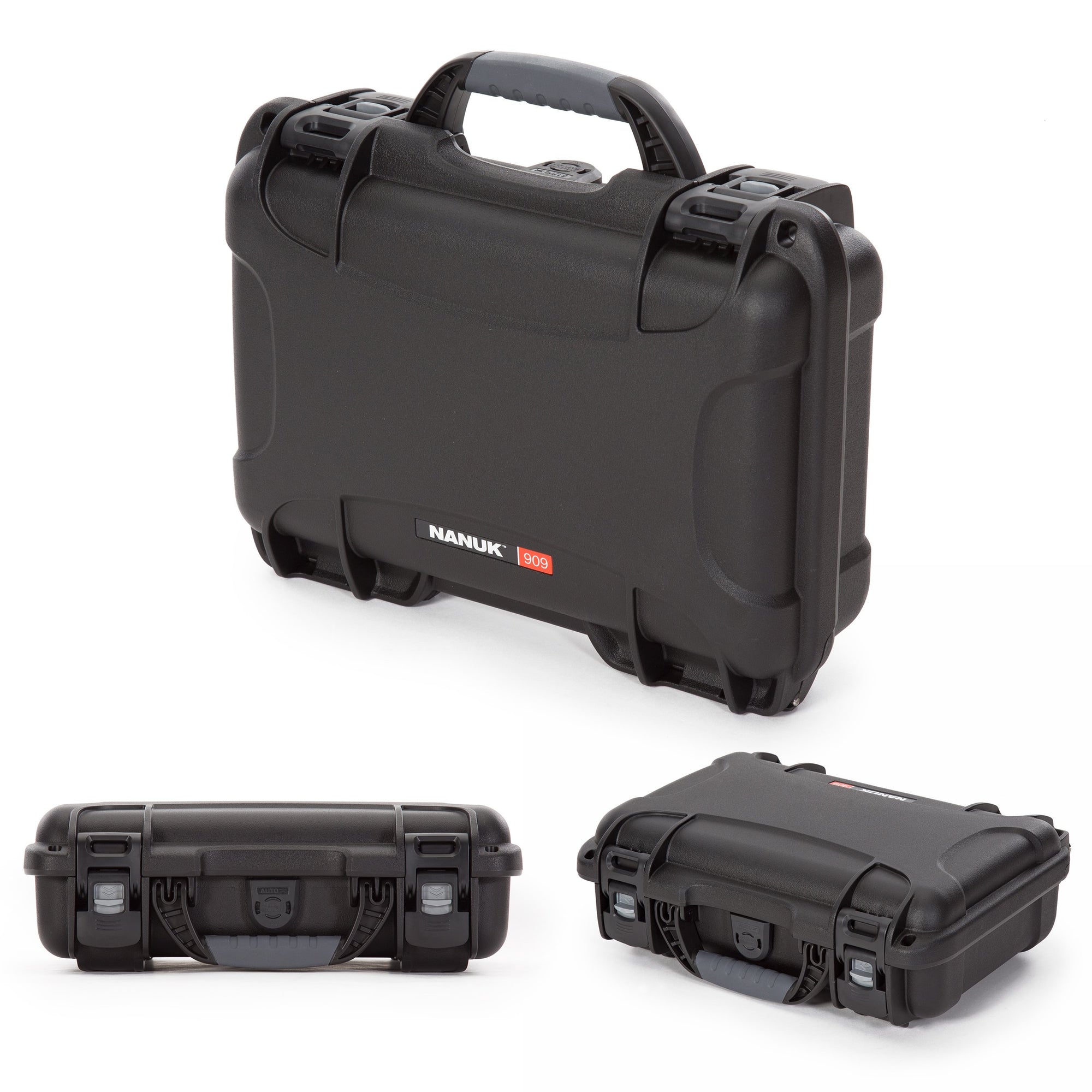 Waterproof Nanuk 909 Hard Case with Foam Insert for DJI Mini 3 Pro and RC-N1 Remote, Black