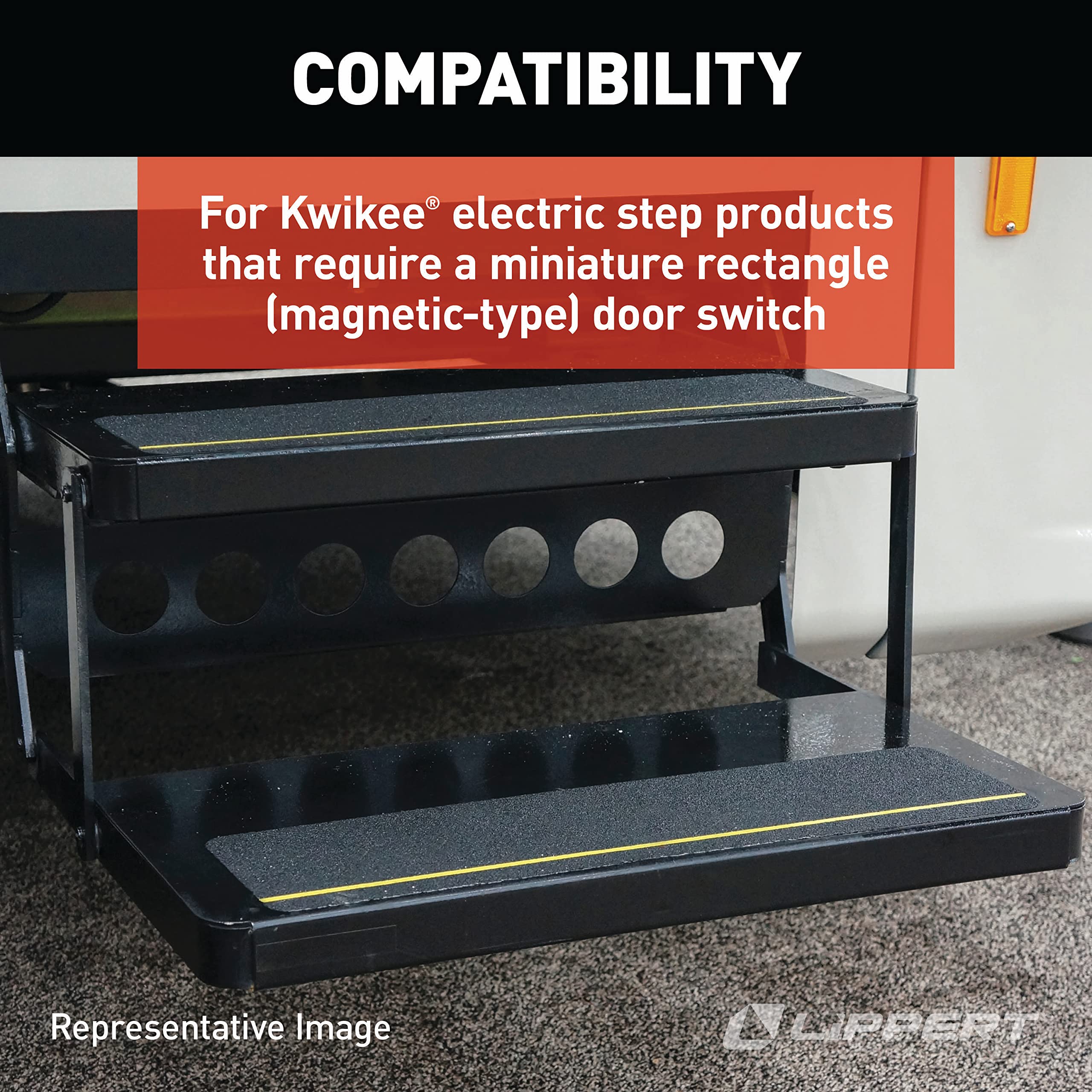 Magnetic Switch Kwikee 369299 for 32 Series Step, Black