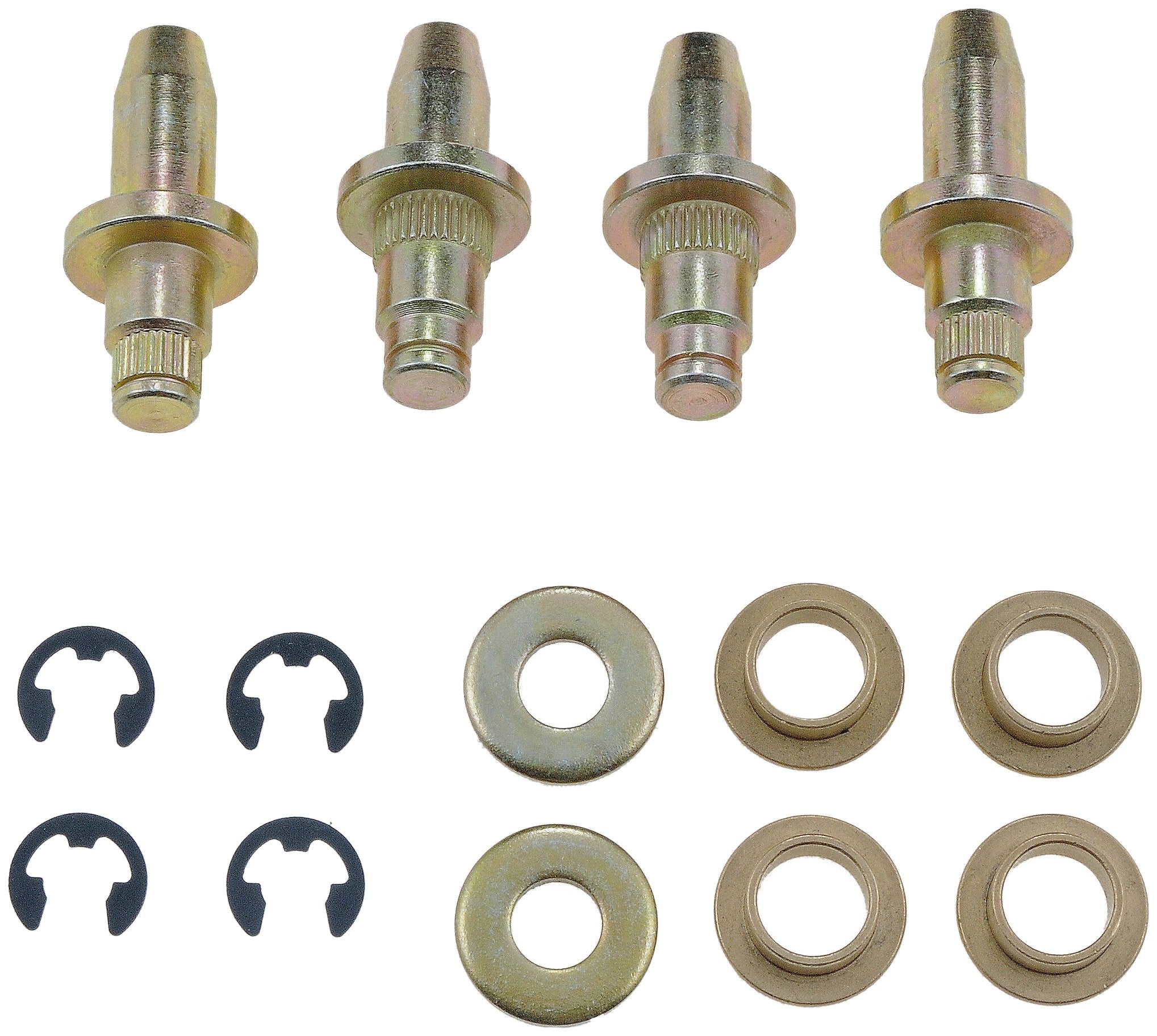 Dorman Door Hinge Pin And Bushing Kit 38437 - 4 Pins, 4 Bushings, 2 Washers, And 4 Clips Compatible with Select Cadillac / Chevrolet / GMC Models