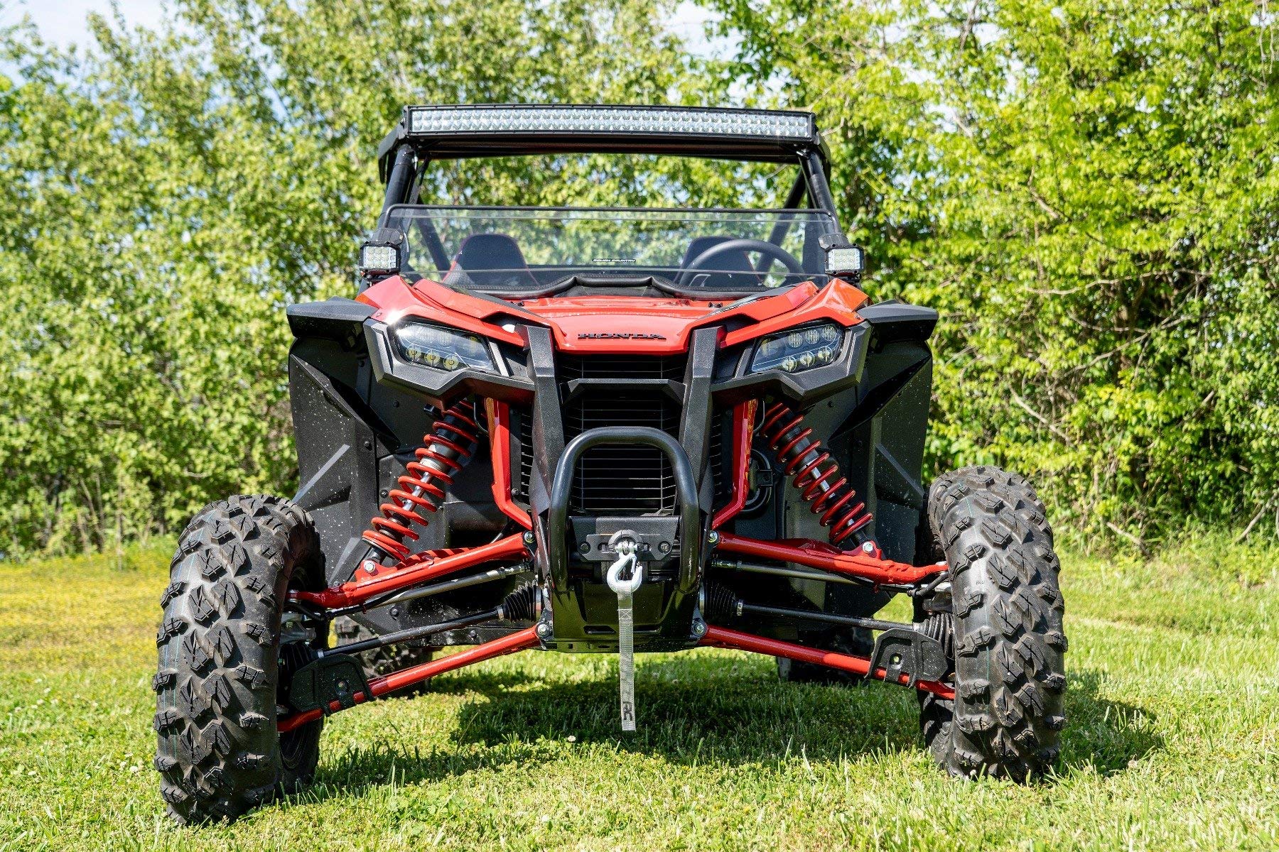 Rough Country Half Windshield Scratch Resistant for 19-22 Honda Talon- 98182021A