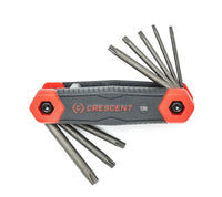 8 Piece Crescent Folding Torx® Dual Material Key Set - CHKFT8