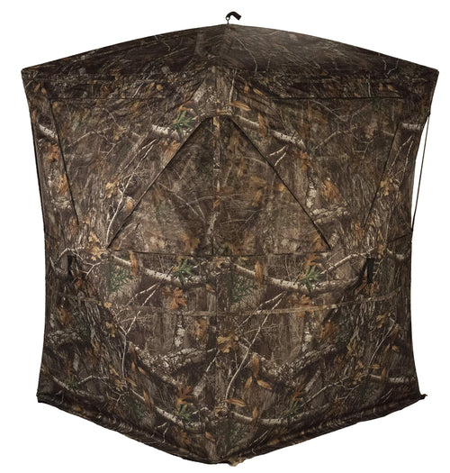 R300-RTE Rhino Blinds 3 Person Hunting Ground Blind, Realtree Edge
