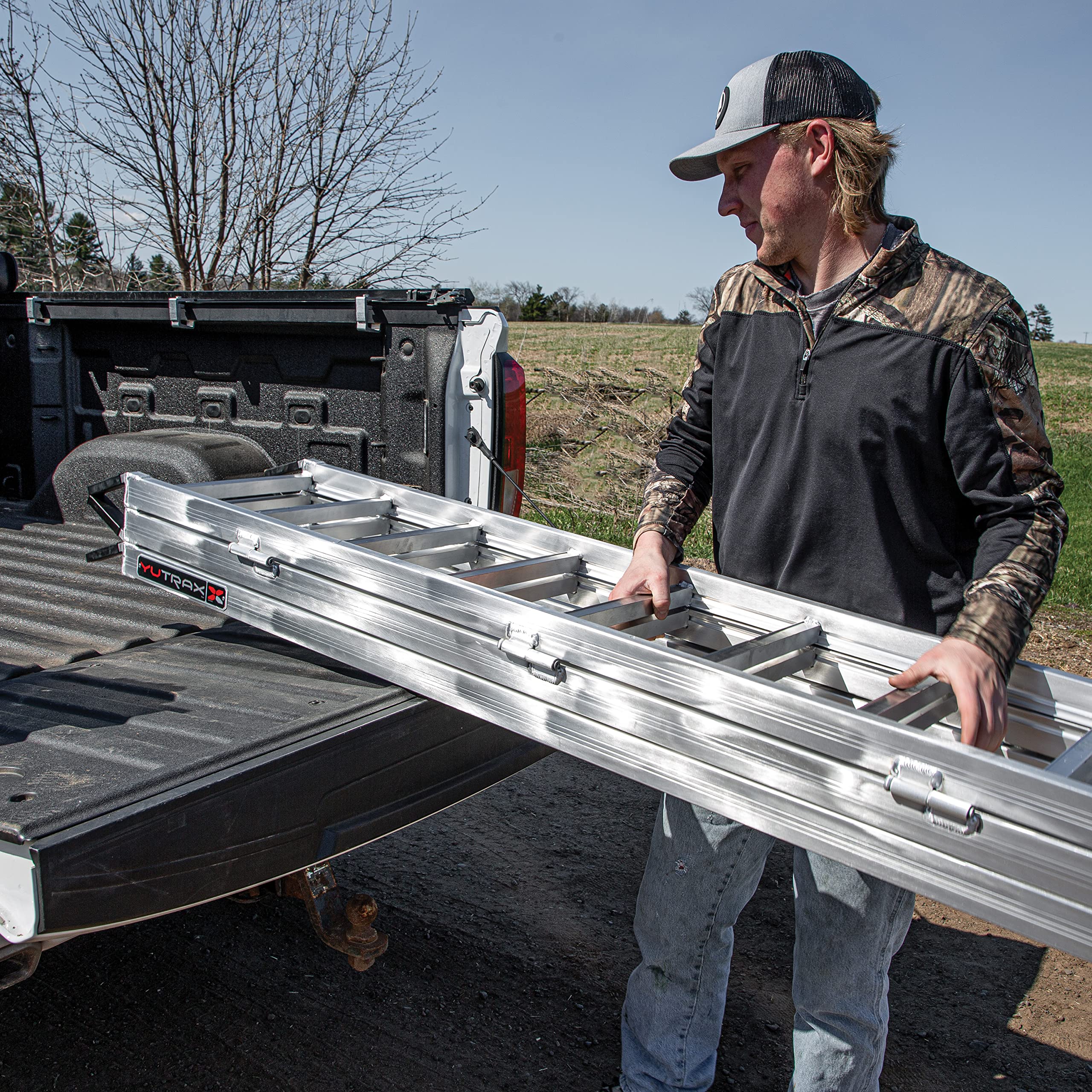 69” Tri-Fold Ramp, Yutrax, 1750 lb. Load Capacity, Capacity 1750 lb, Model# TX103