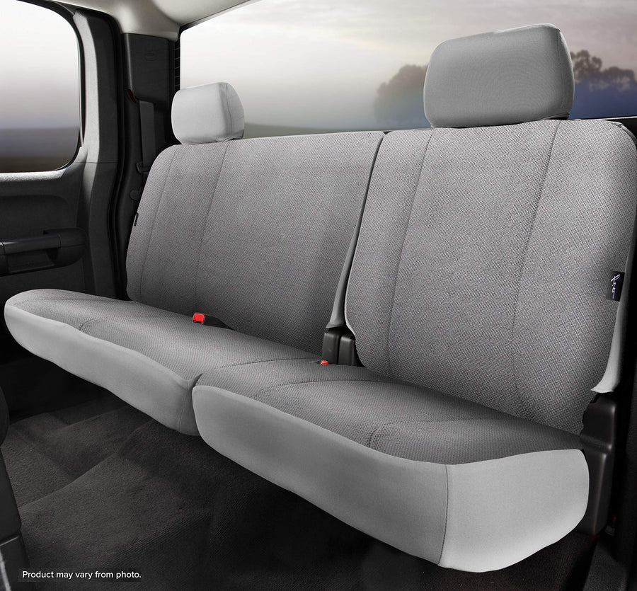 Gray FIA TRS42-52 Custom Fit Rear Seat Cover Split Seat 40/60 - Saddle Blanket (Solid Gray)
